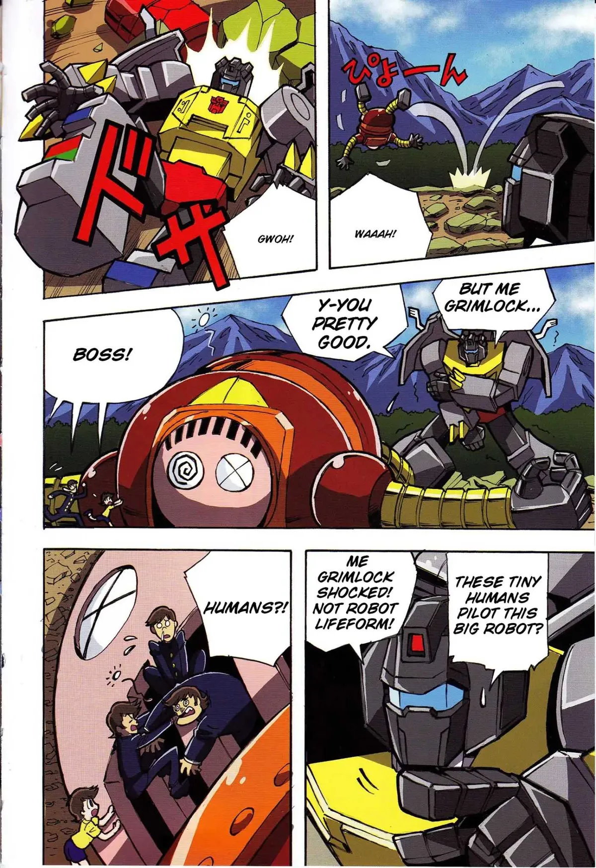 Read Mazinger Z Vs. Transformers chapter 1 image 13 on Lezhin