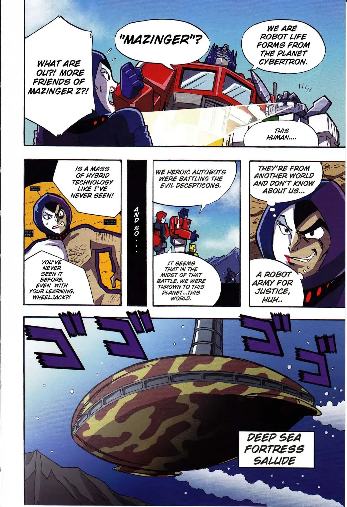 Read Mazinger Z Vs. Transformers chapter 1 image 17 on Lezhin