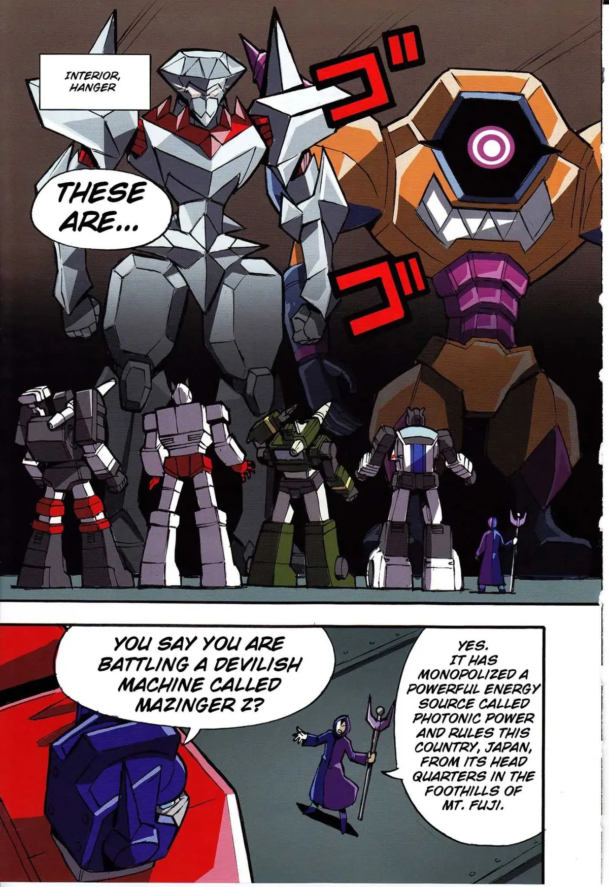 Read Mazinger Z Vs. Transformers chapter 1 image 18 on Lezhin