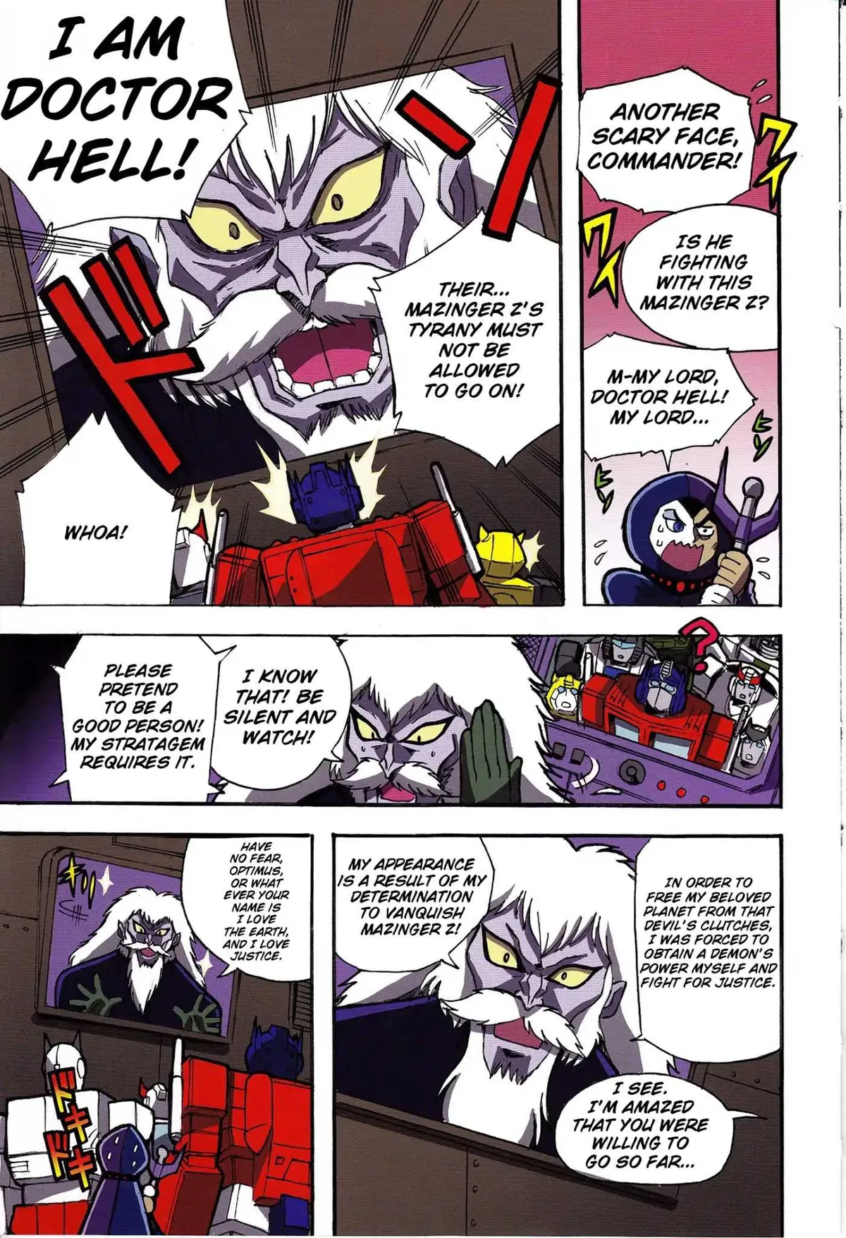 Read Mazinger Z Vs. Transformers chapter 1 image 20 on Lezhin