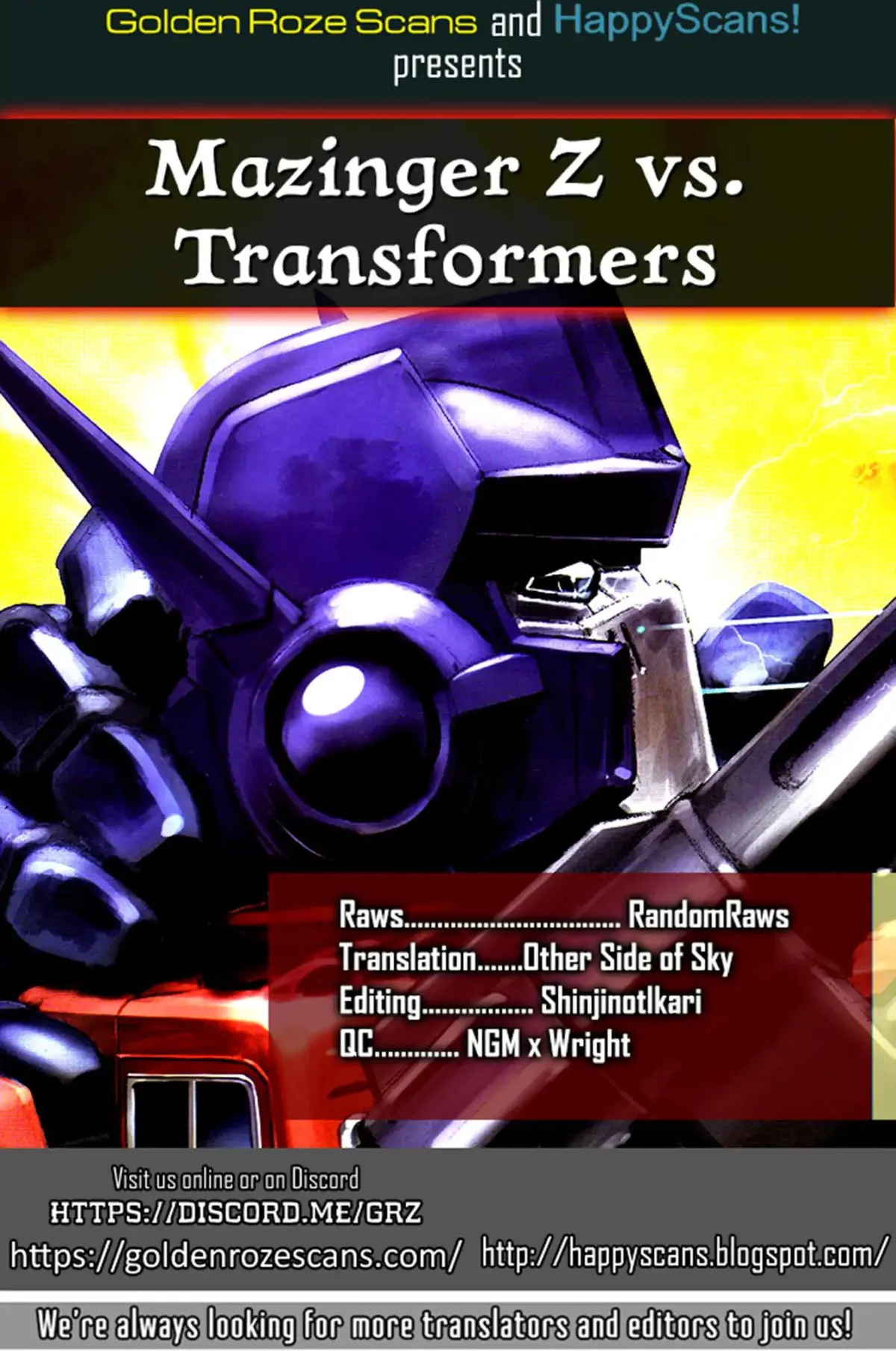 Read Mazinger Z Vs. Transformers chapter 1 image 24 on Lezhin