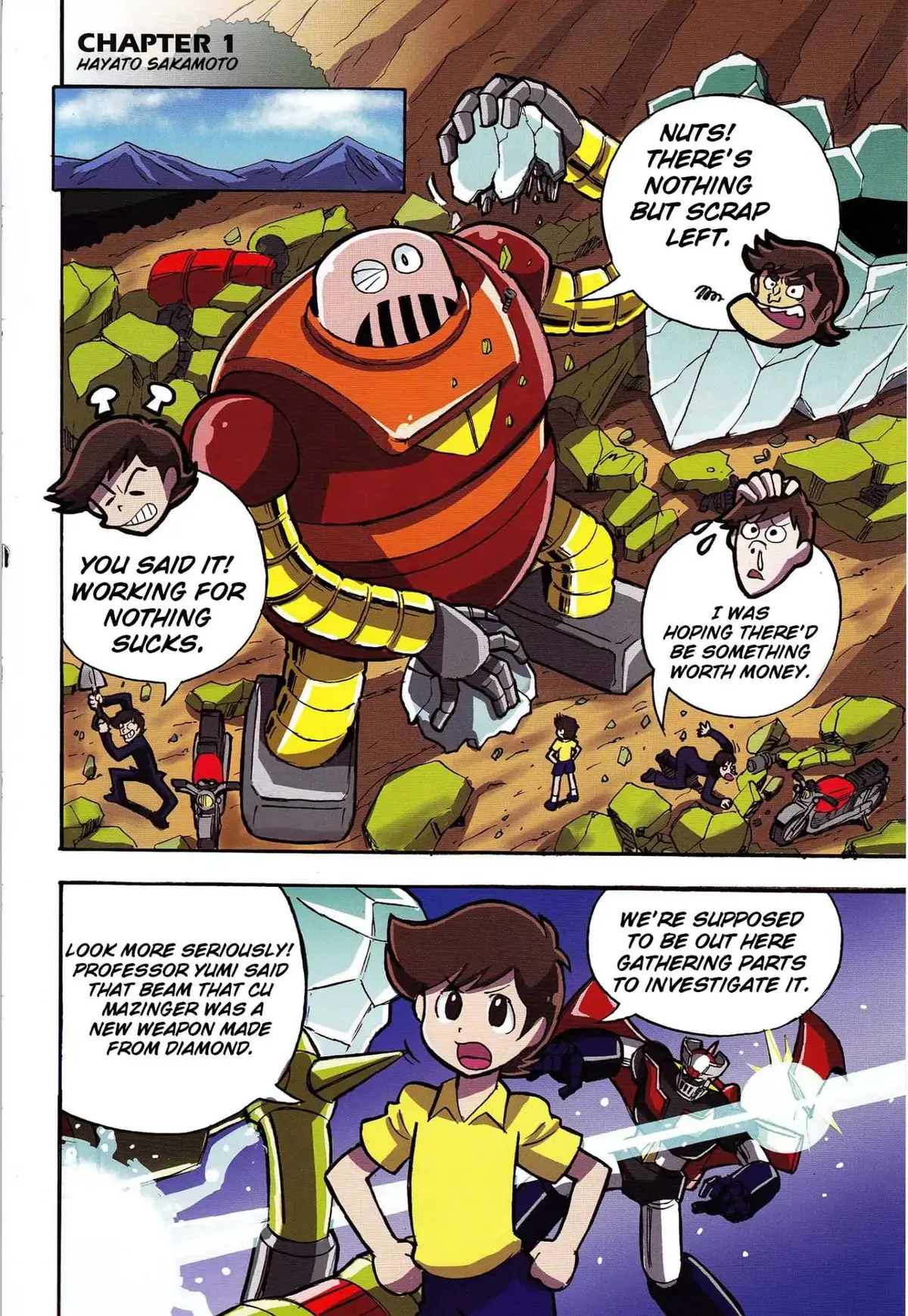 Read Mazinger Z Vs. Transformers chapter 1 image 9 on Lezhin