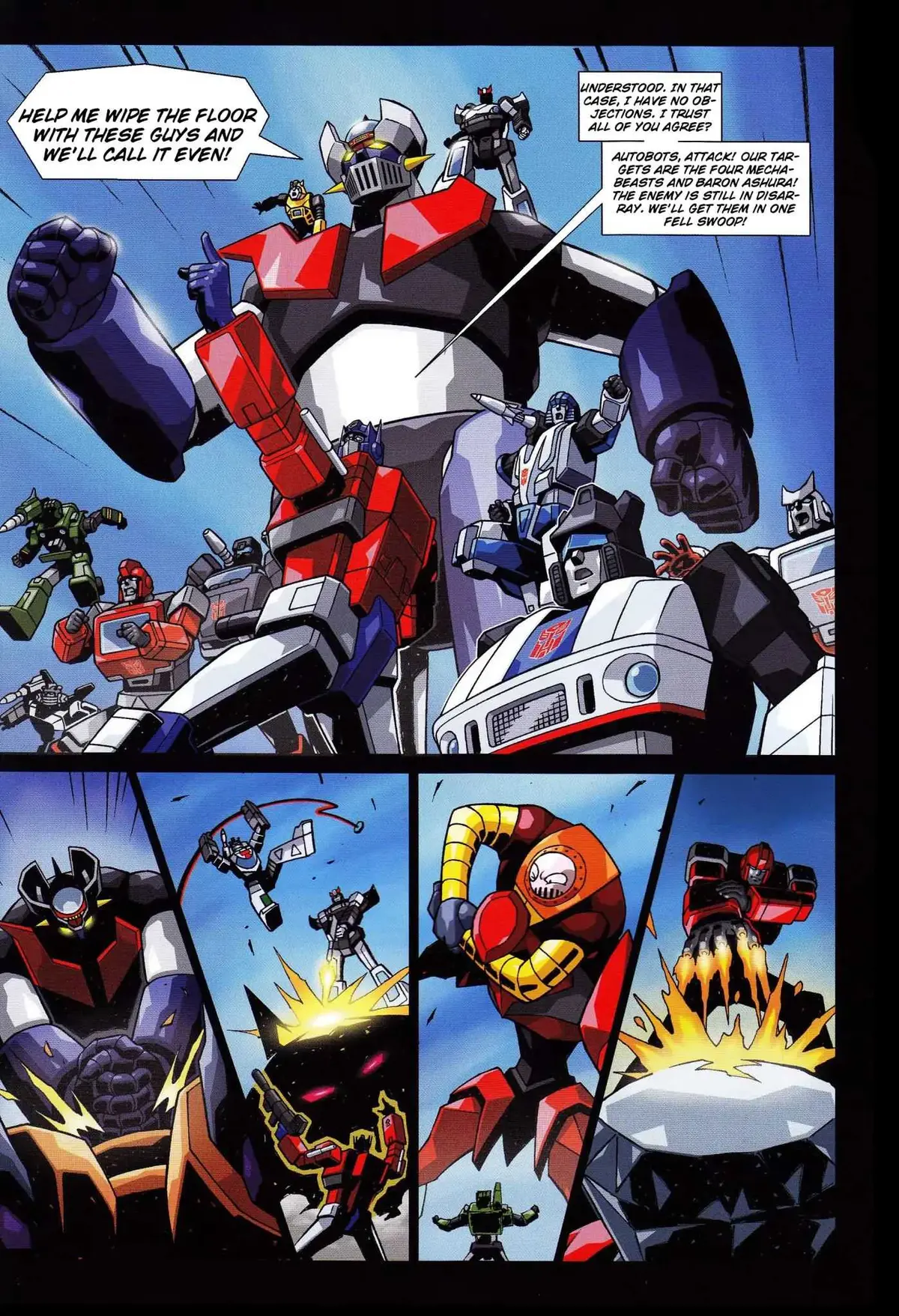 Read Mazinger Z Vs. Transformers chapter 2 image 10 on Lezhin