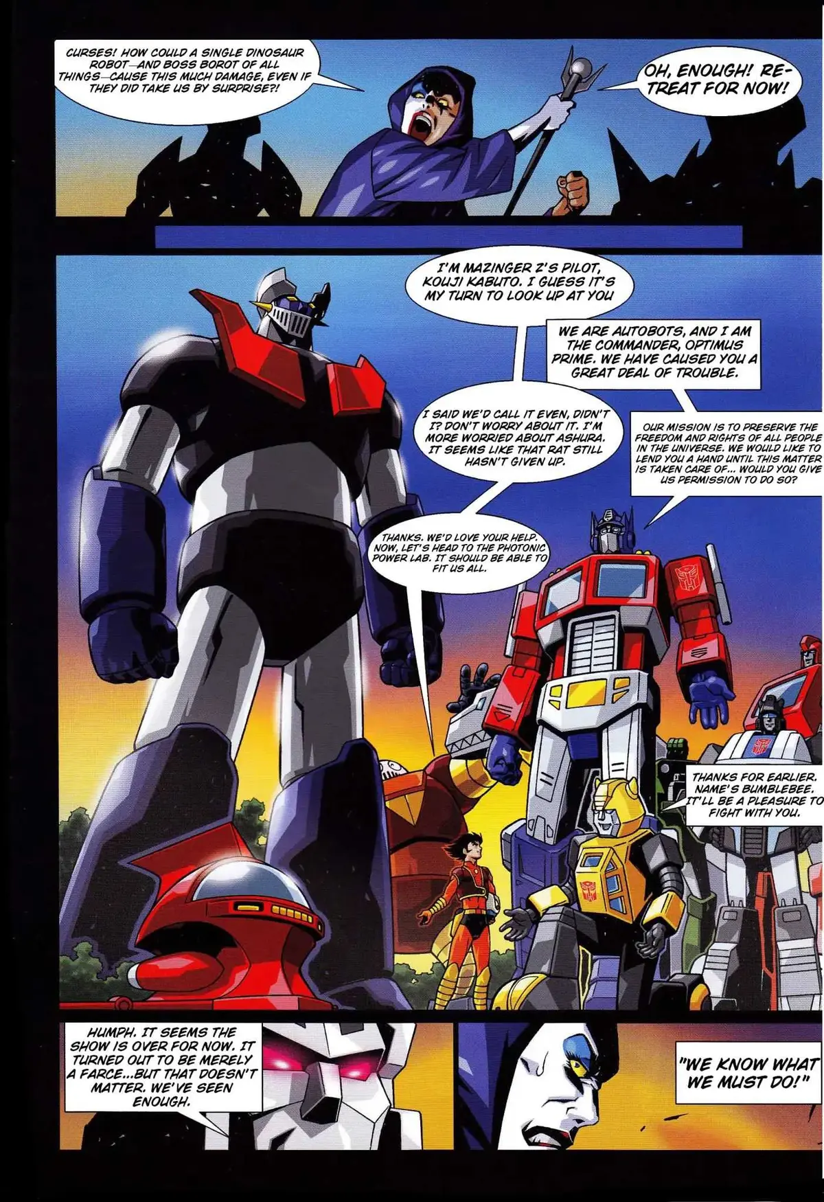 Read Mazinger Z Vs. Transformers chapter 2 image 11 on Lezhin