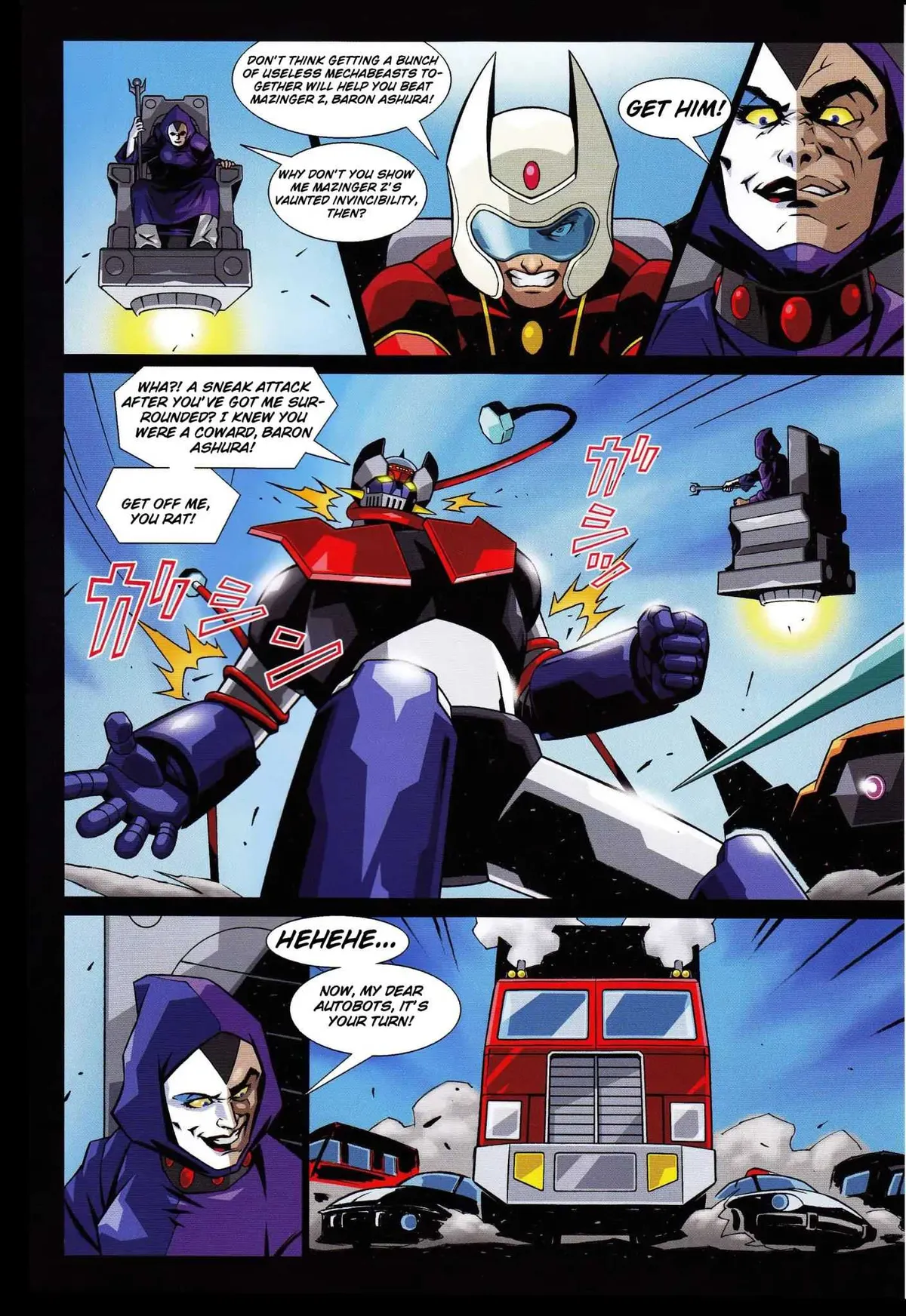Read Mazinger Z Vs. Transformers chapter 2 image 3 on Lezhin