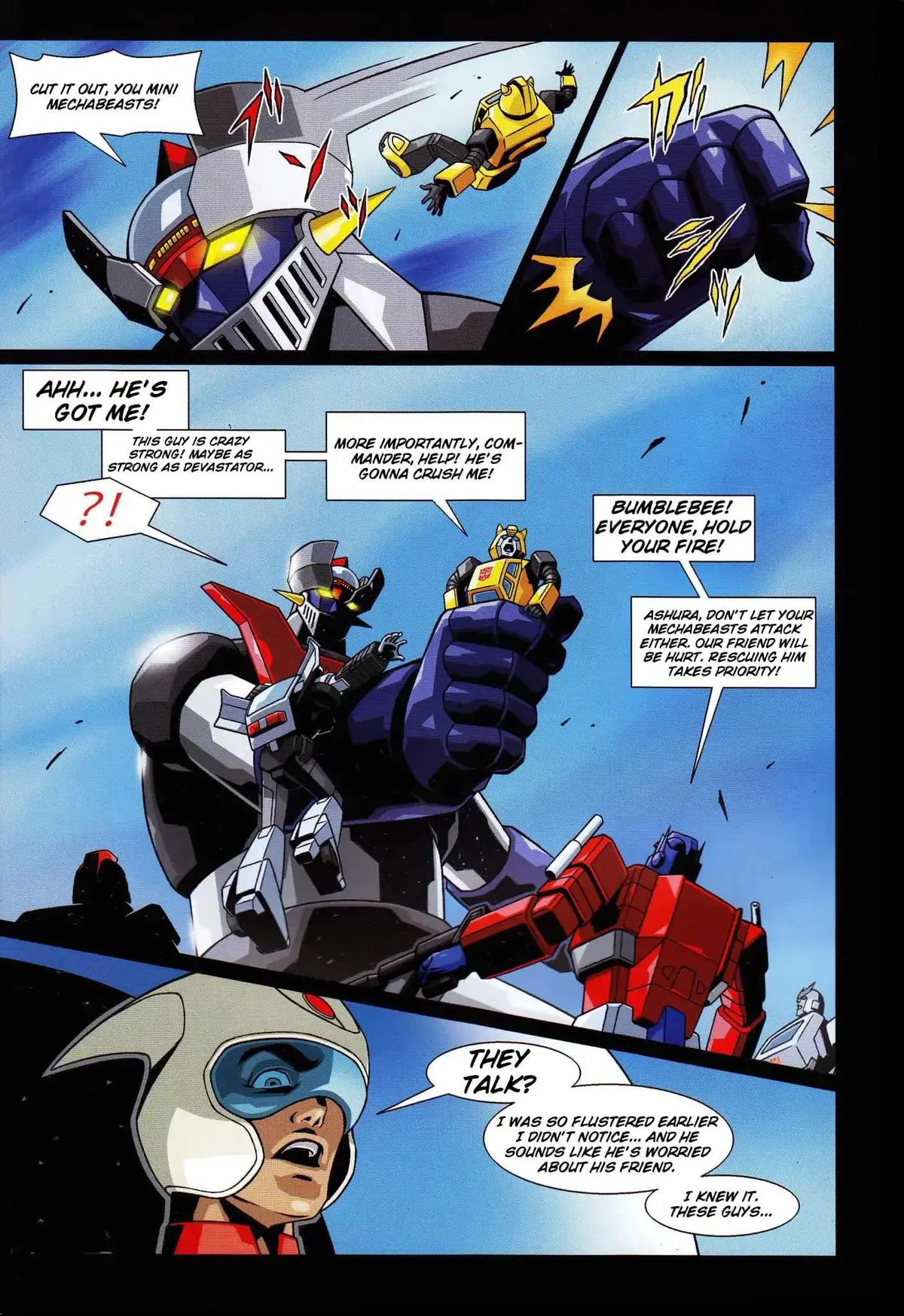 Read Mazinger Z Vs. Transformers chapter 2 image 4 on Lezhin