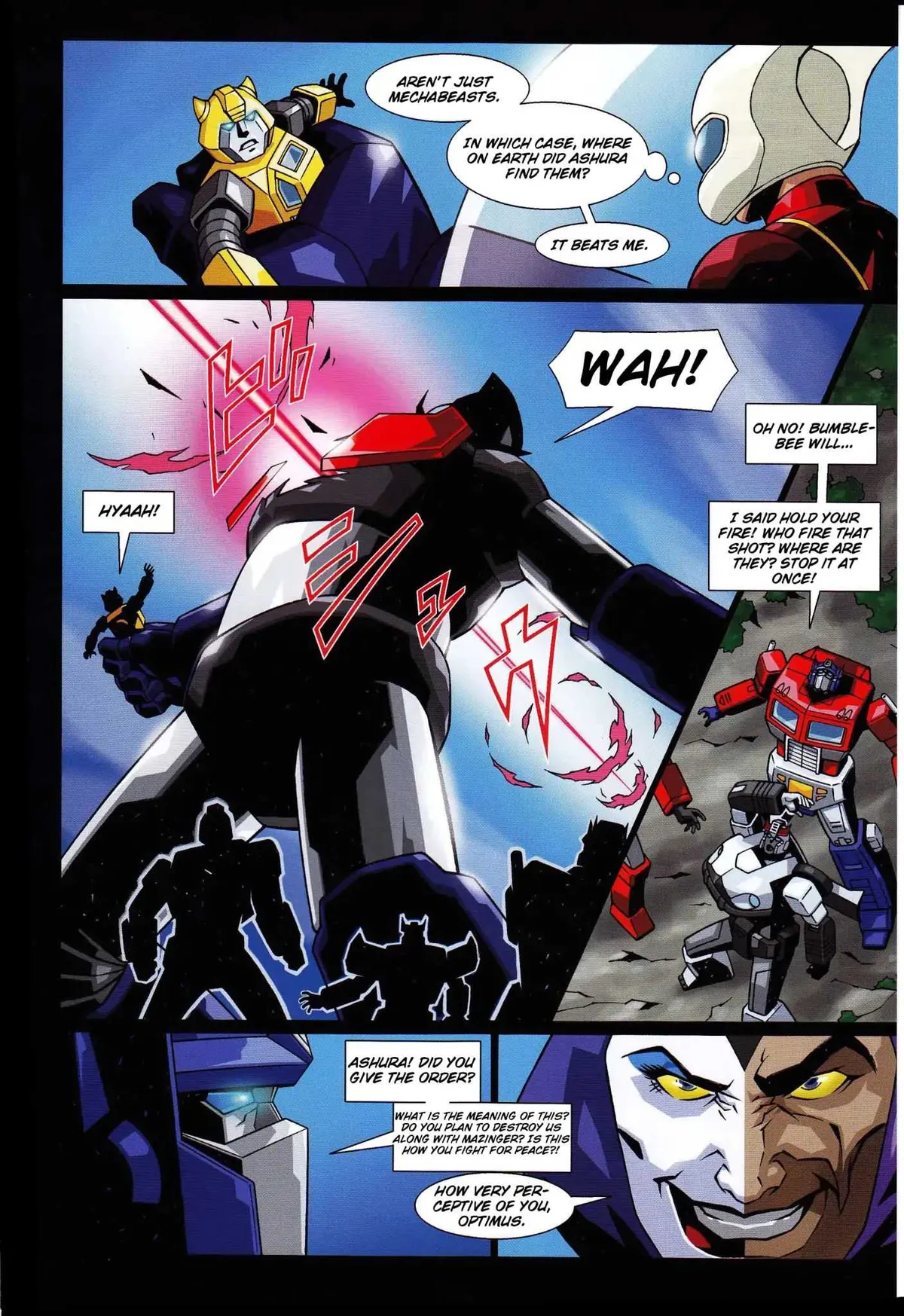 Read Mazinger Z Vs. Transformers chapter 2 image 5 on Lezhin