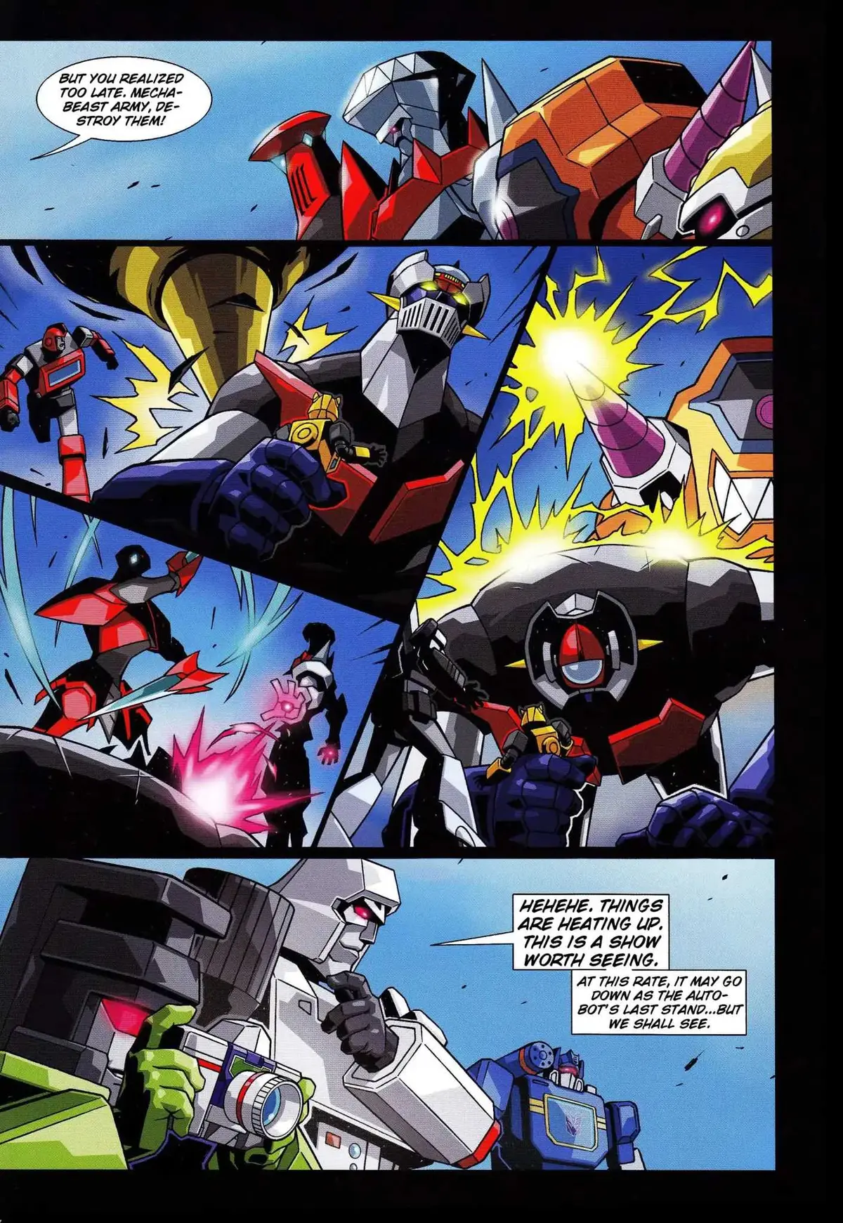 Read Mazinger Z Vs. Transformers chapter 2 image 6 on Lezhin