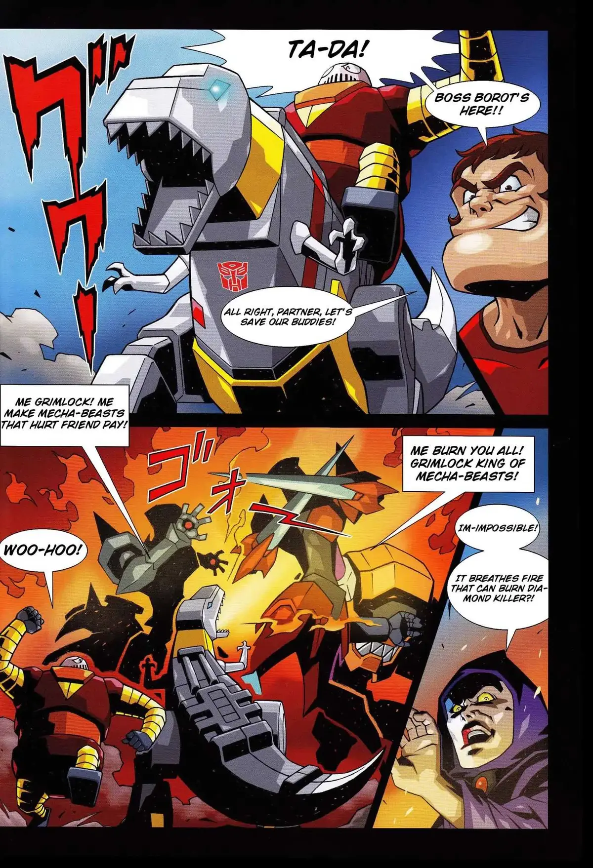 Read Mazinger Z Vs. Transformers chapter 2 image 8 on Lezhin