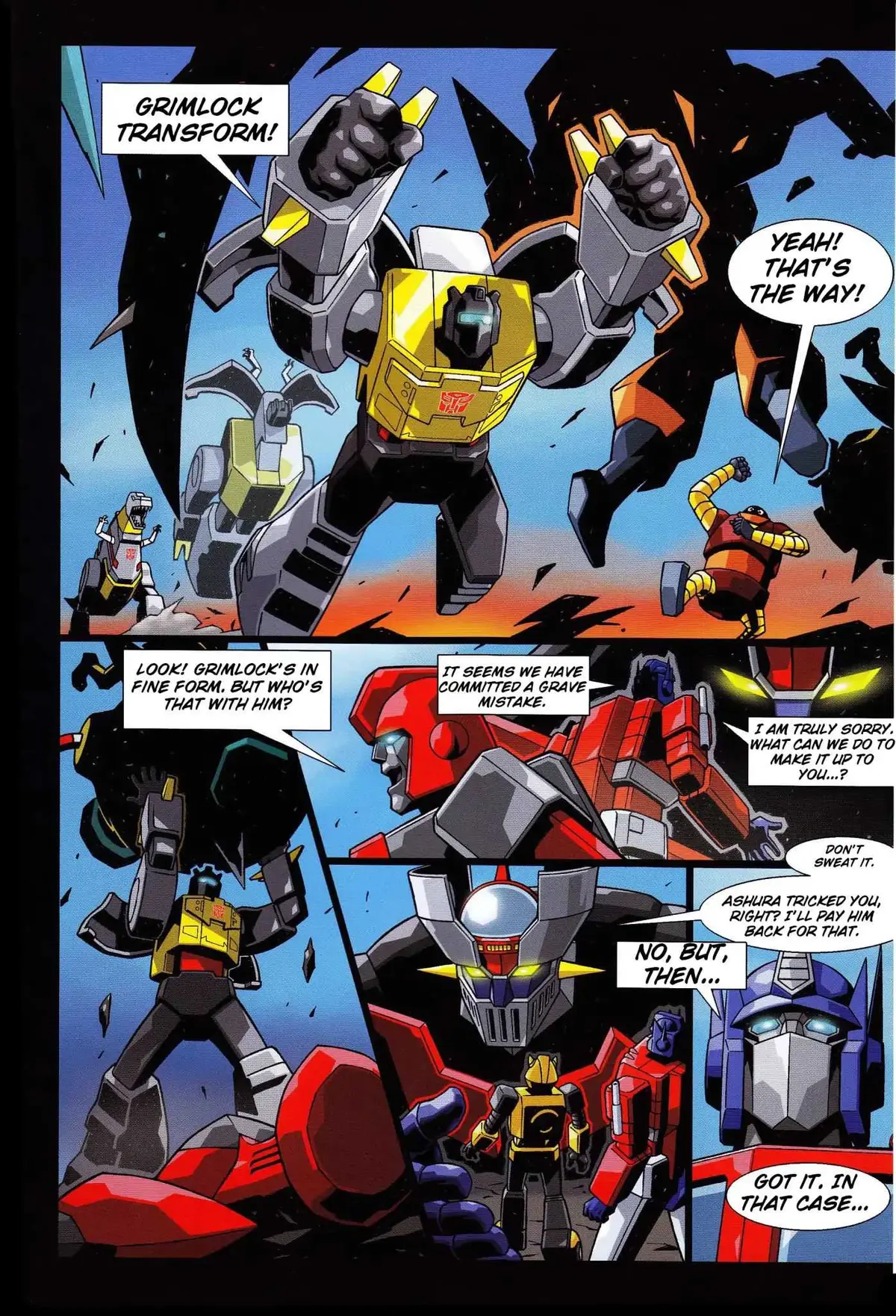 Read Mazinger Z Vs. Transformers chapter 2 image 9 on Lezhin