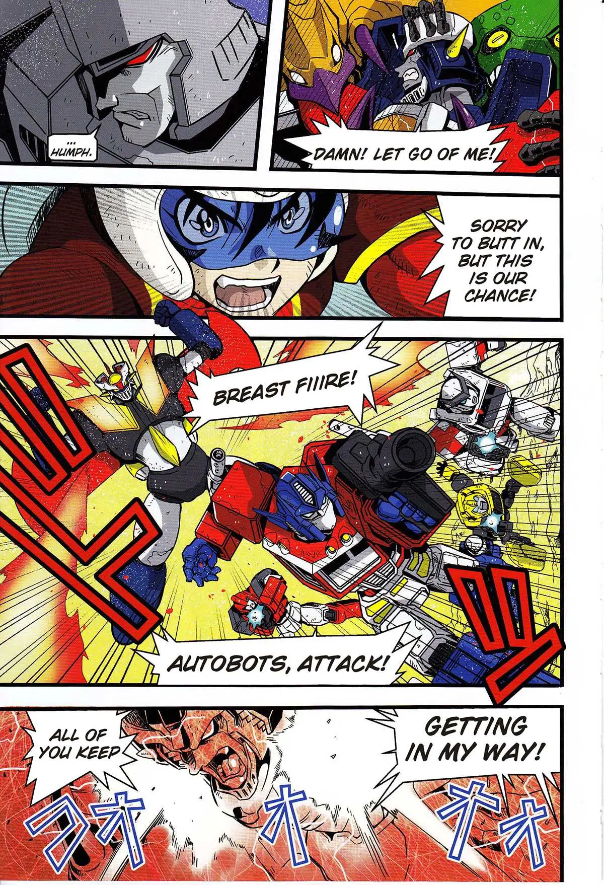 Read Mazinger Z Vs. Transformers chapter 5 image 4 on Lezhin