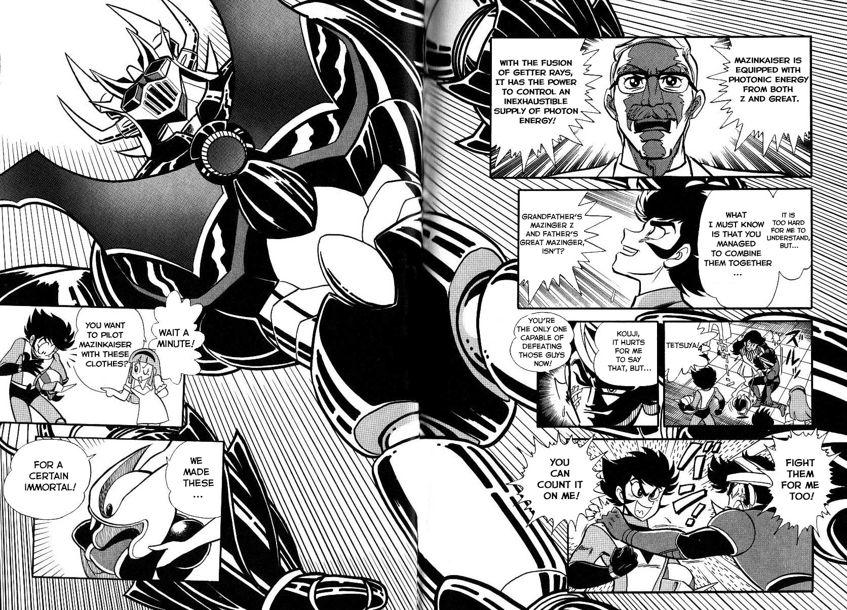 Read Mazinkaiser vs Shin Getter Robot chapter 0 image 22 on Lezhin