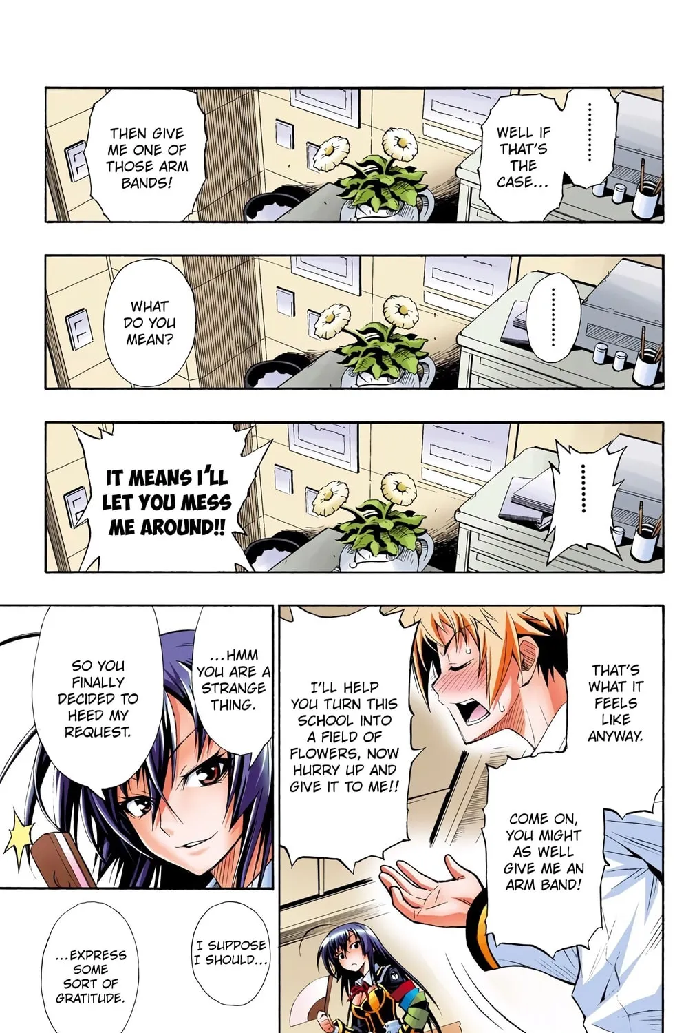 Read Medaka Box (Colored) chapter 1 image 110 on Lezhin