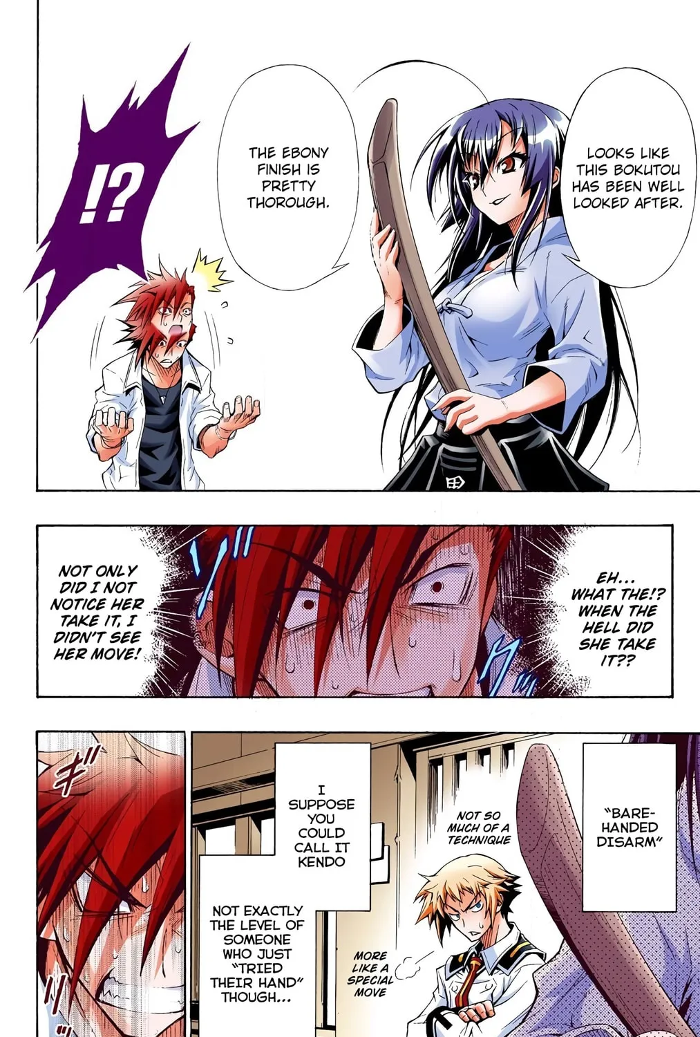 Read Medaka Box (Colored) chapter 1 image 36 on Lezhin