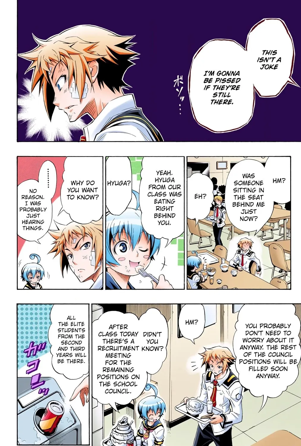 Read Medaka Box (Colored) chapter 1 image 54 on Lezhin