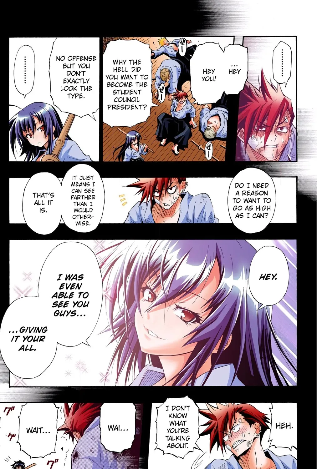 Read Medaka Box (Colored) chapter 1 image 84 on Lezhin