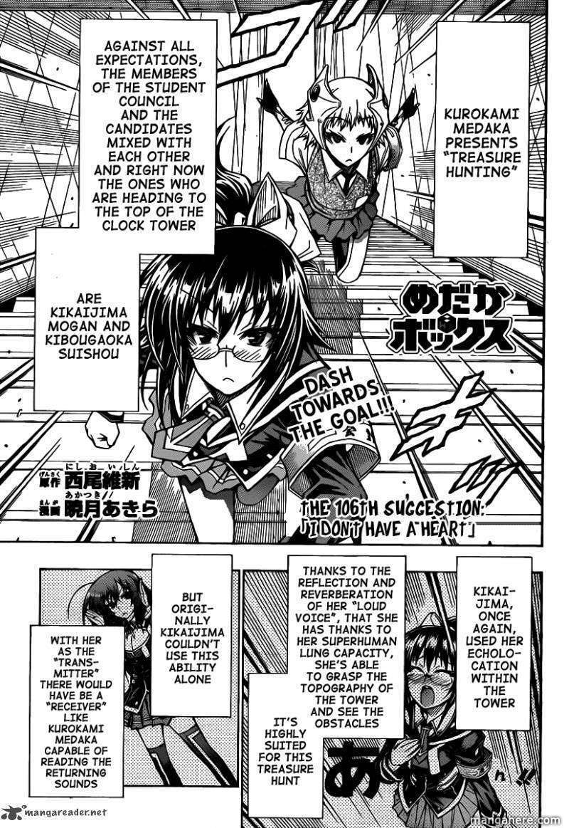 Read Medaka Box (Colored) chapter 106 image 1 on Lezhin