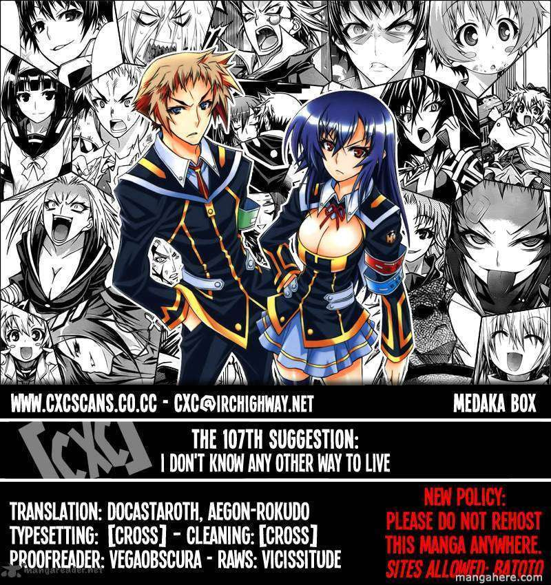 Read Medaka Box (Colored) chapter 107 image 0 on Lezhin