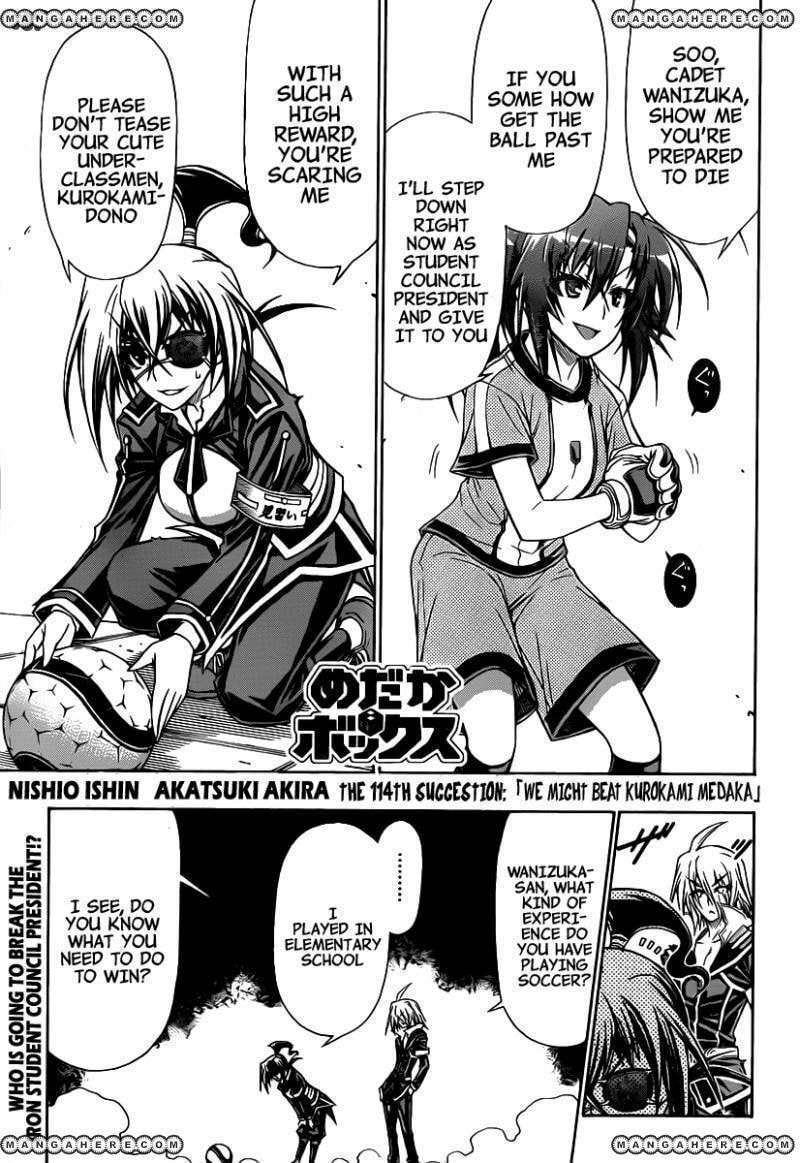 Read Medaka Box (Colored) chapter 114 image 2 on Lezhin