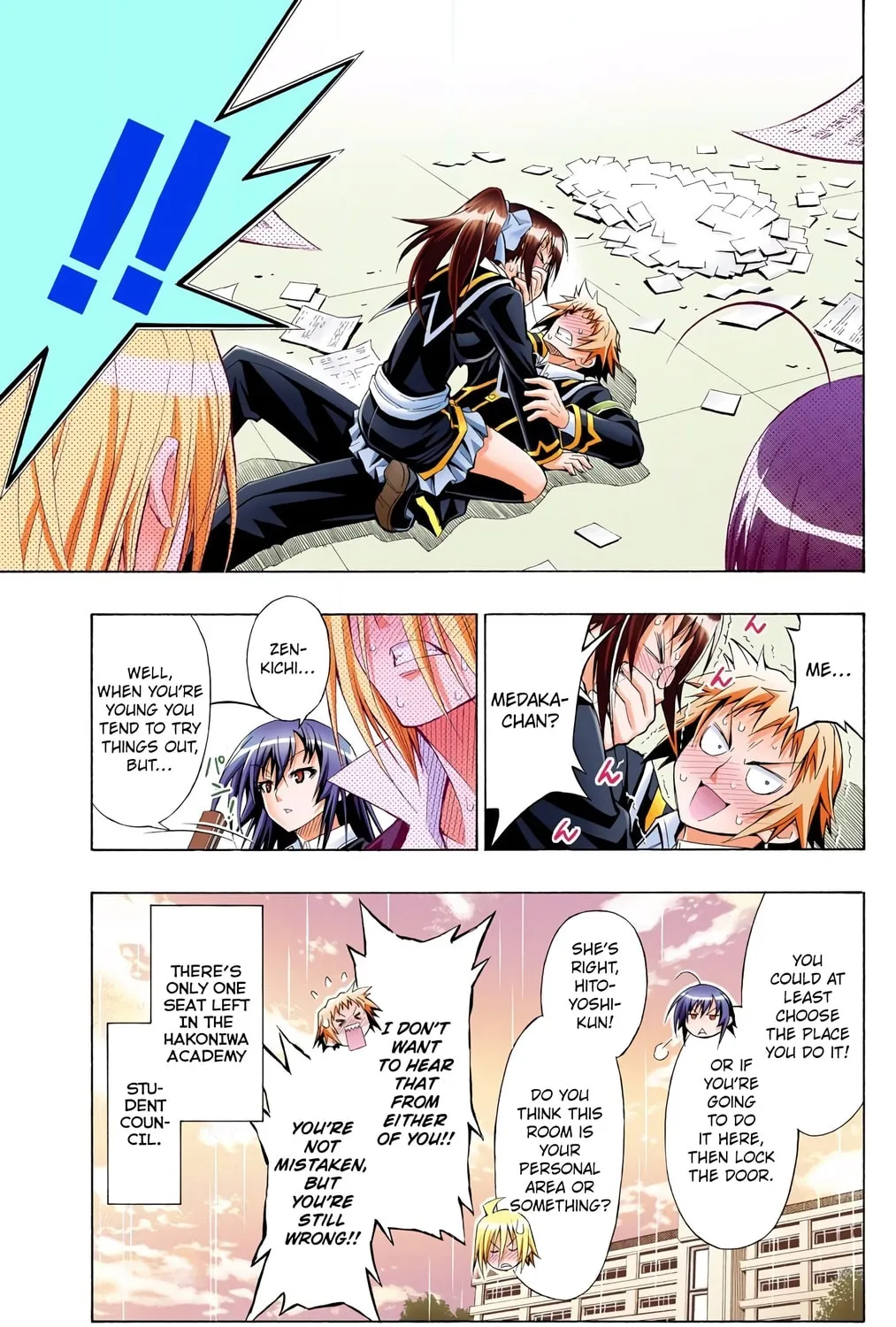 Read Medaka Box (Colored) chapter 13 image 36 on Lezhin