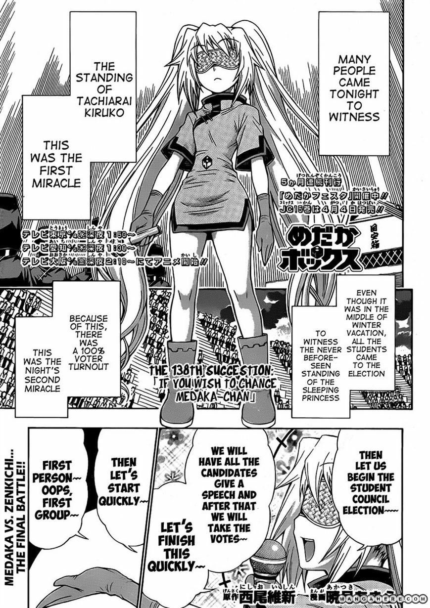 Read Medaka Box (Colored) chapter 138 image 1 on Lezhin