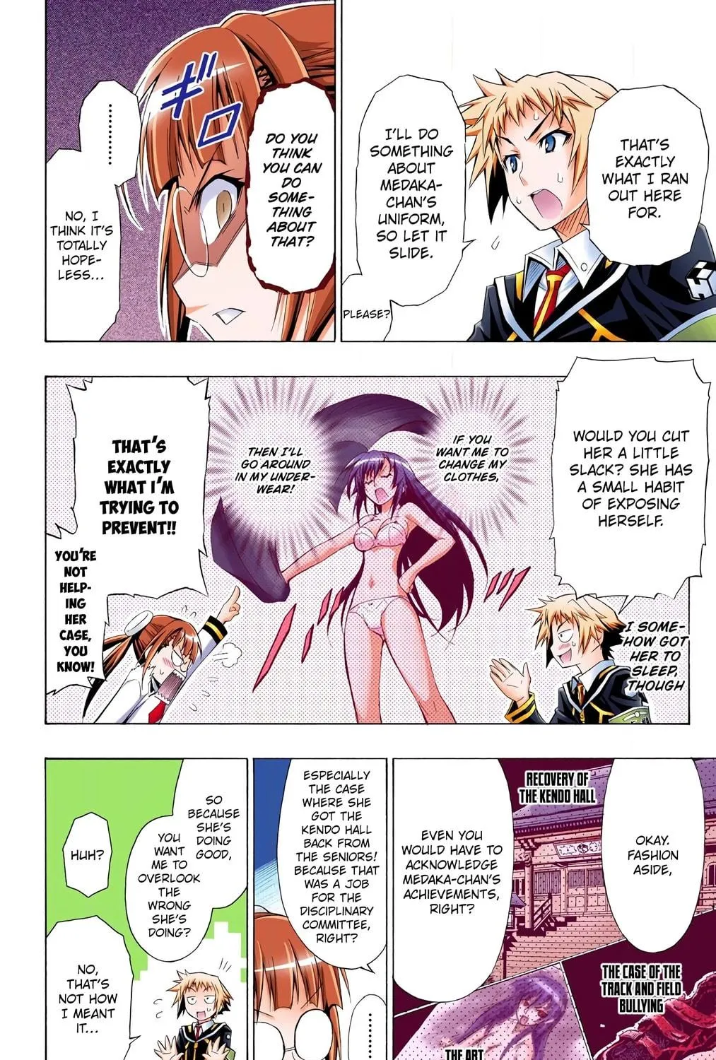 Read Medaka Box (Colored) chapter 14 image 22 on Lezhin