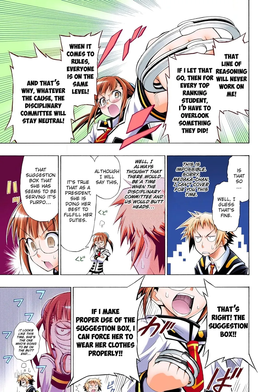 Read Medaka Box (Colored) chapter 14 image 24 on Lezhin