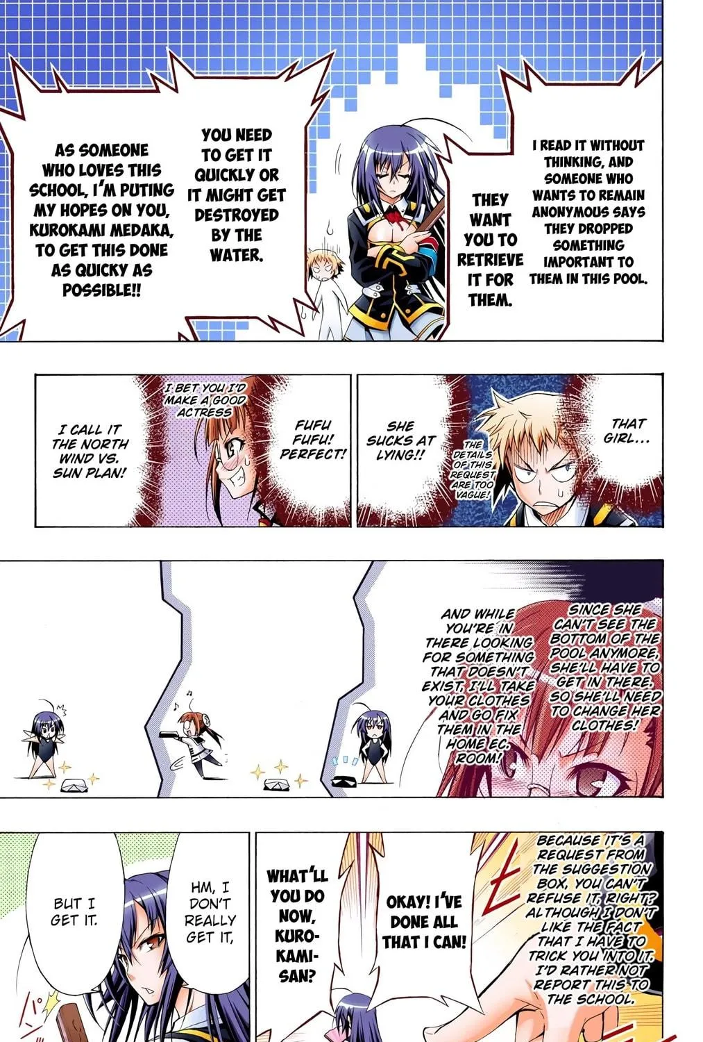 Read Medaka Box (Colored) chapter 14 image 28 on Lezhin