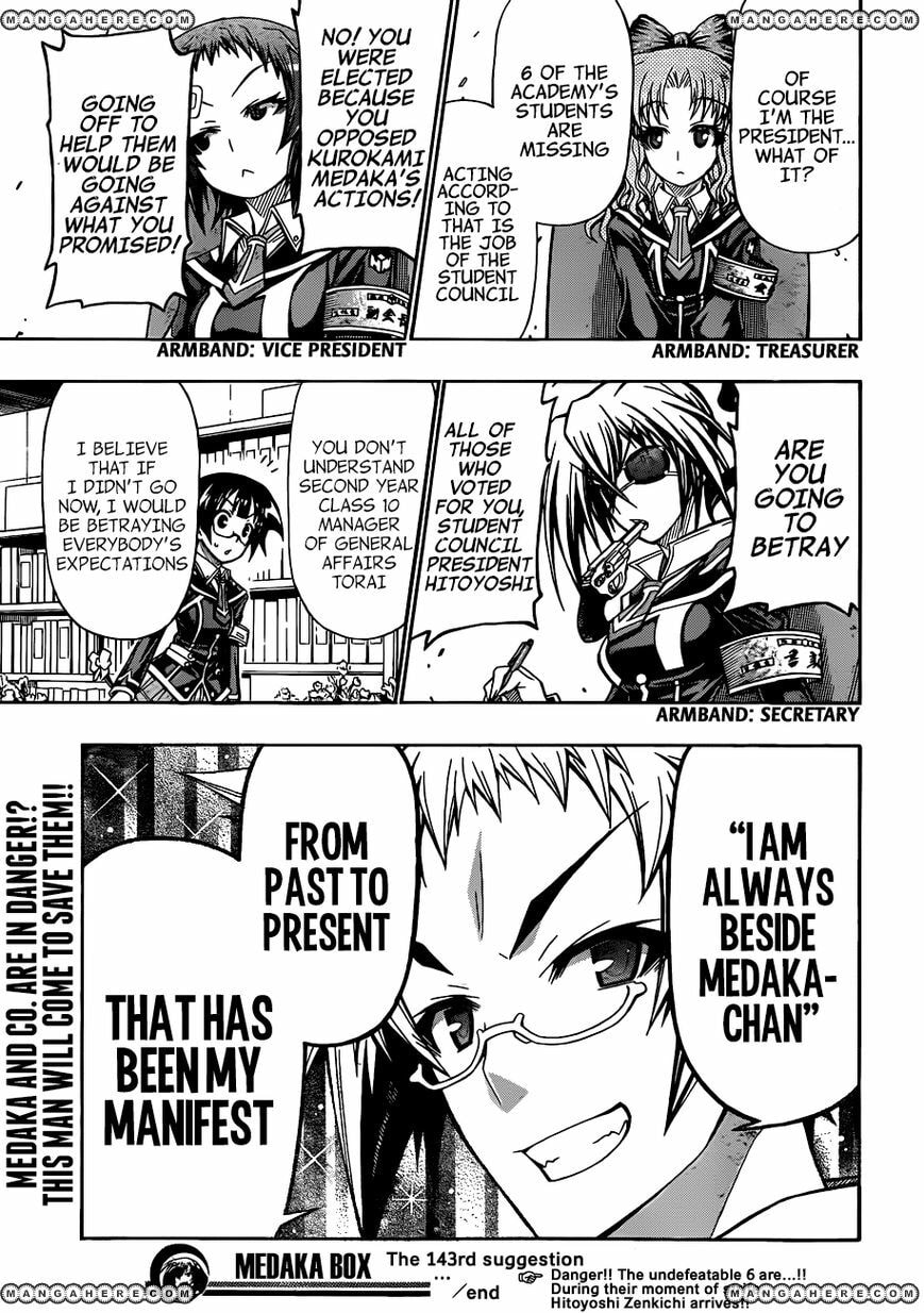 Read Medaka Box (Colored) chapter 143 image 19 on Lezhin