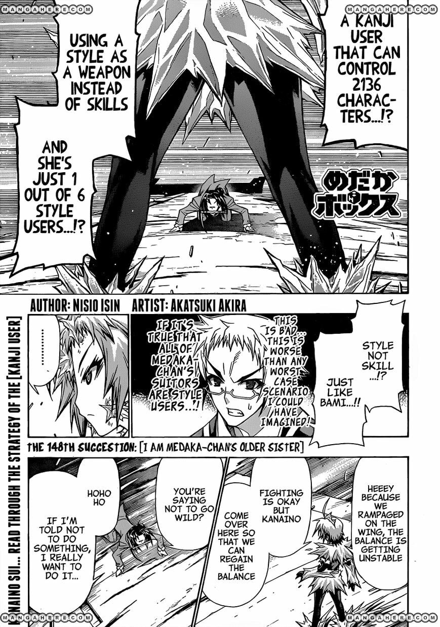 Read Medaka Box (Colored) chapter 148 image 2 on Lezhin