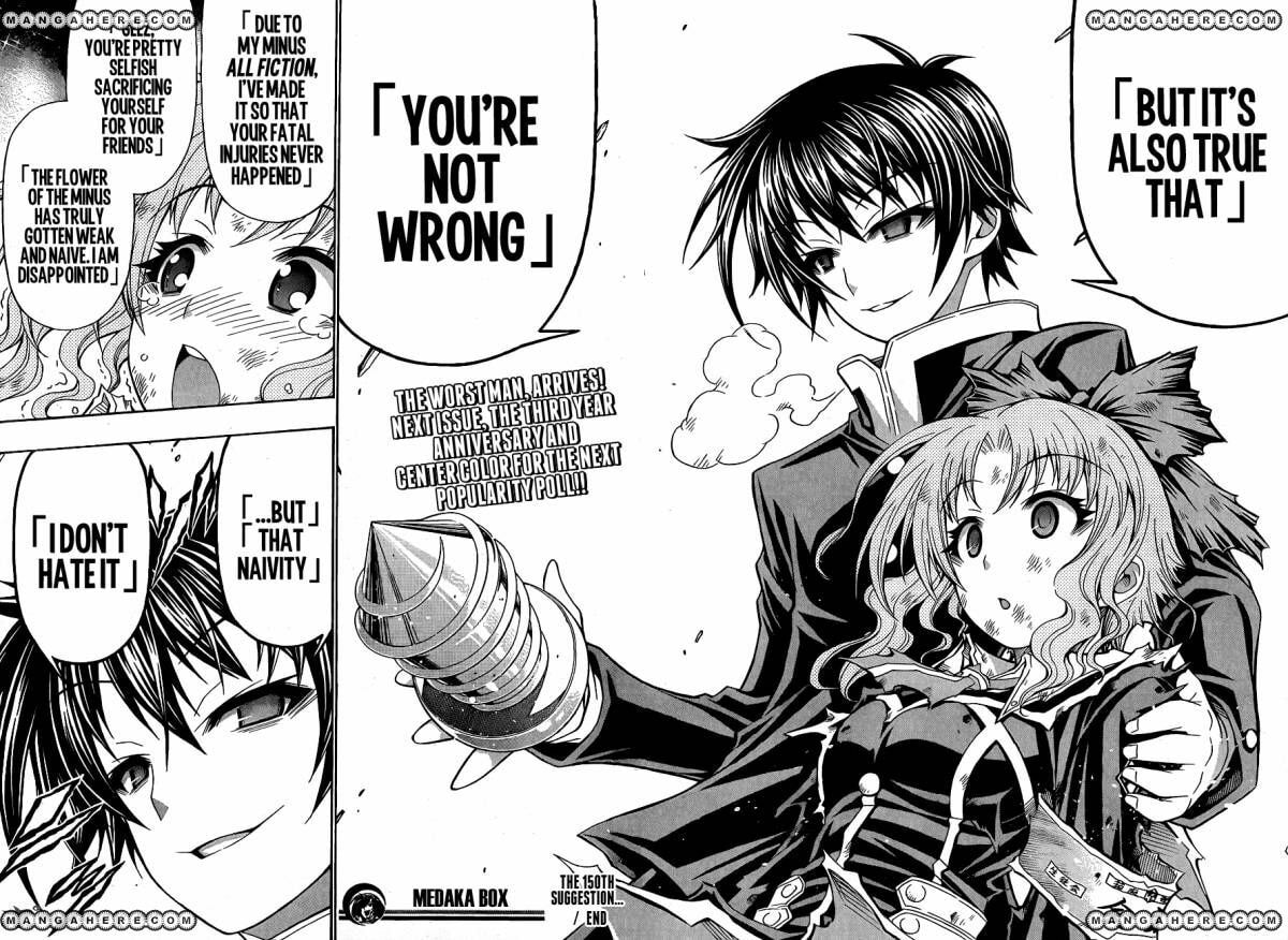Read Medaka Box (Colored) chapter 150 image 18 on Lezhin