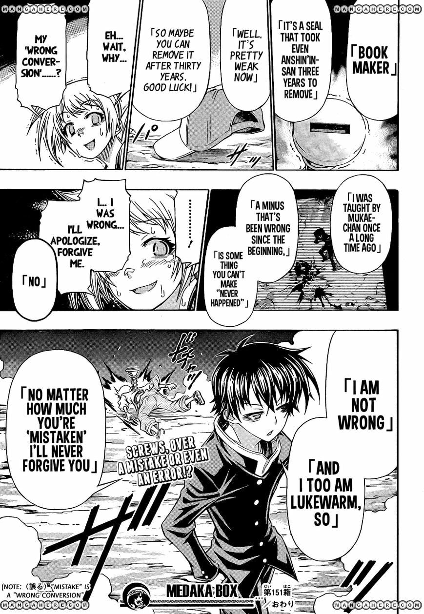 Read Medaka Box (Colored) chapter 151 image 21 on Lezhin