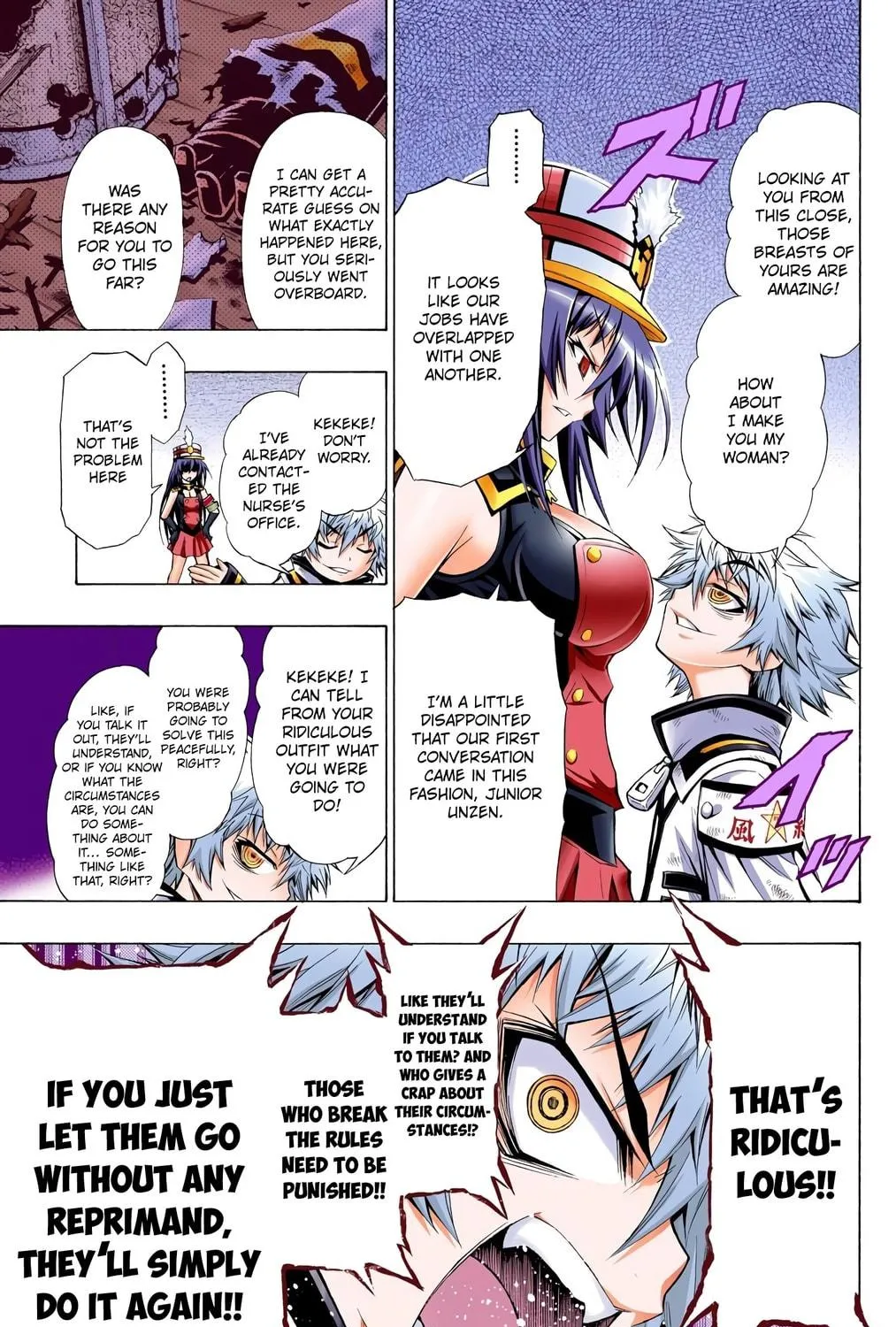 Read Medaka Box (Colored) chapter 16 image 22 on Lezhin