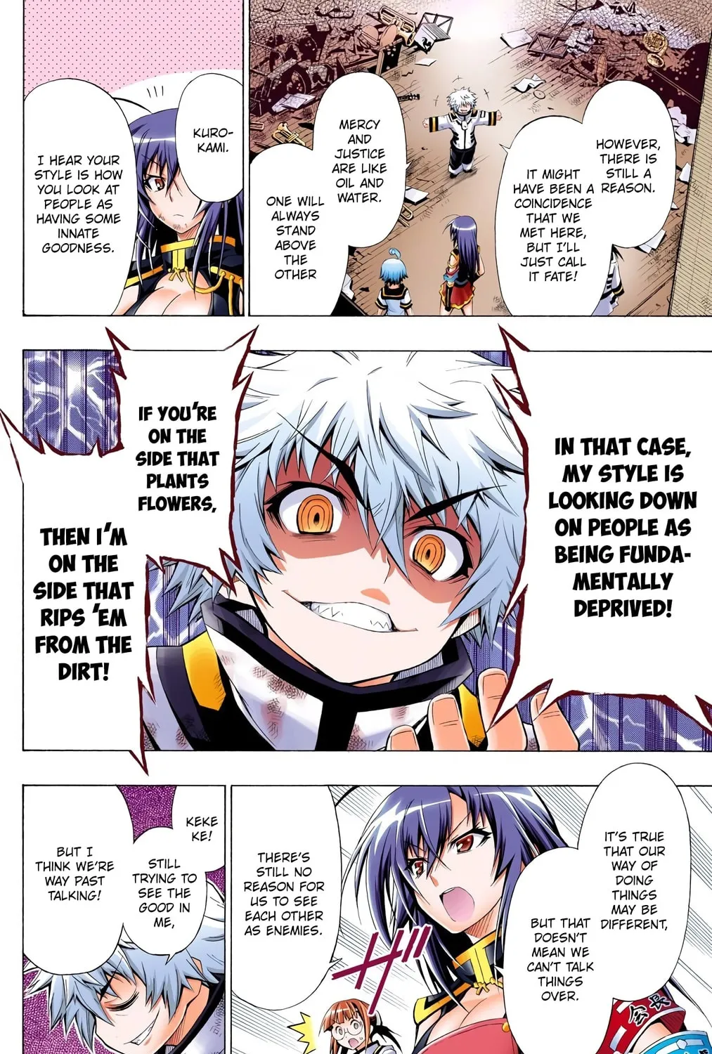 Read Medaka Box (Colored) chapter 16 image 32 on Lezhin