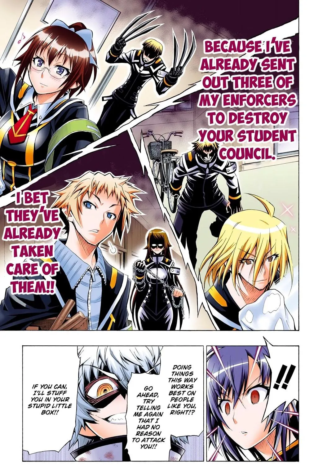 Read Medaka Box (Colored) chapter 16 image 34 on Lezhin