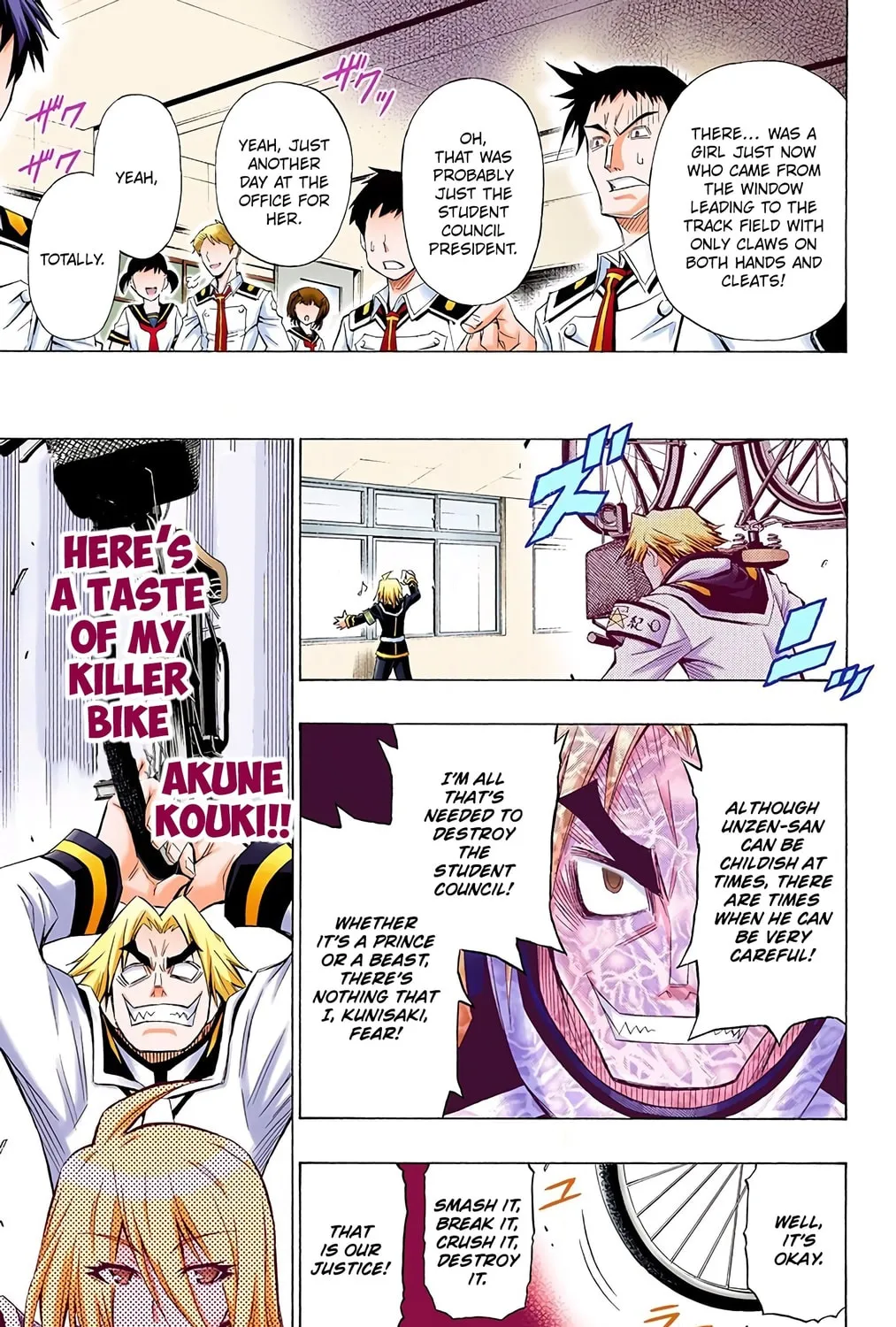 Read Medaka Box (Colored) chapter 17 image 20 on Lezhin