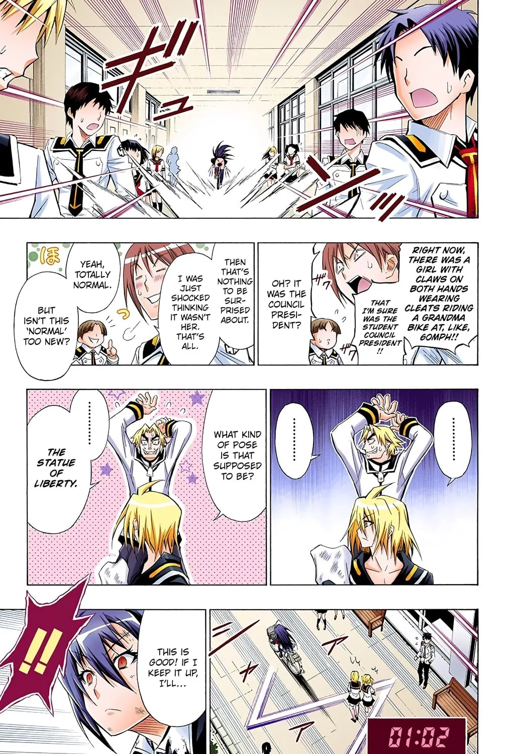 Read Medaka Box (Colored) chapter 17 image 24 on Lezhin
