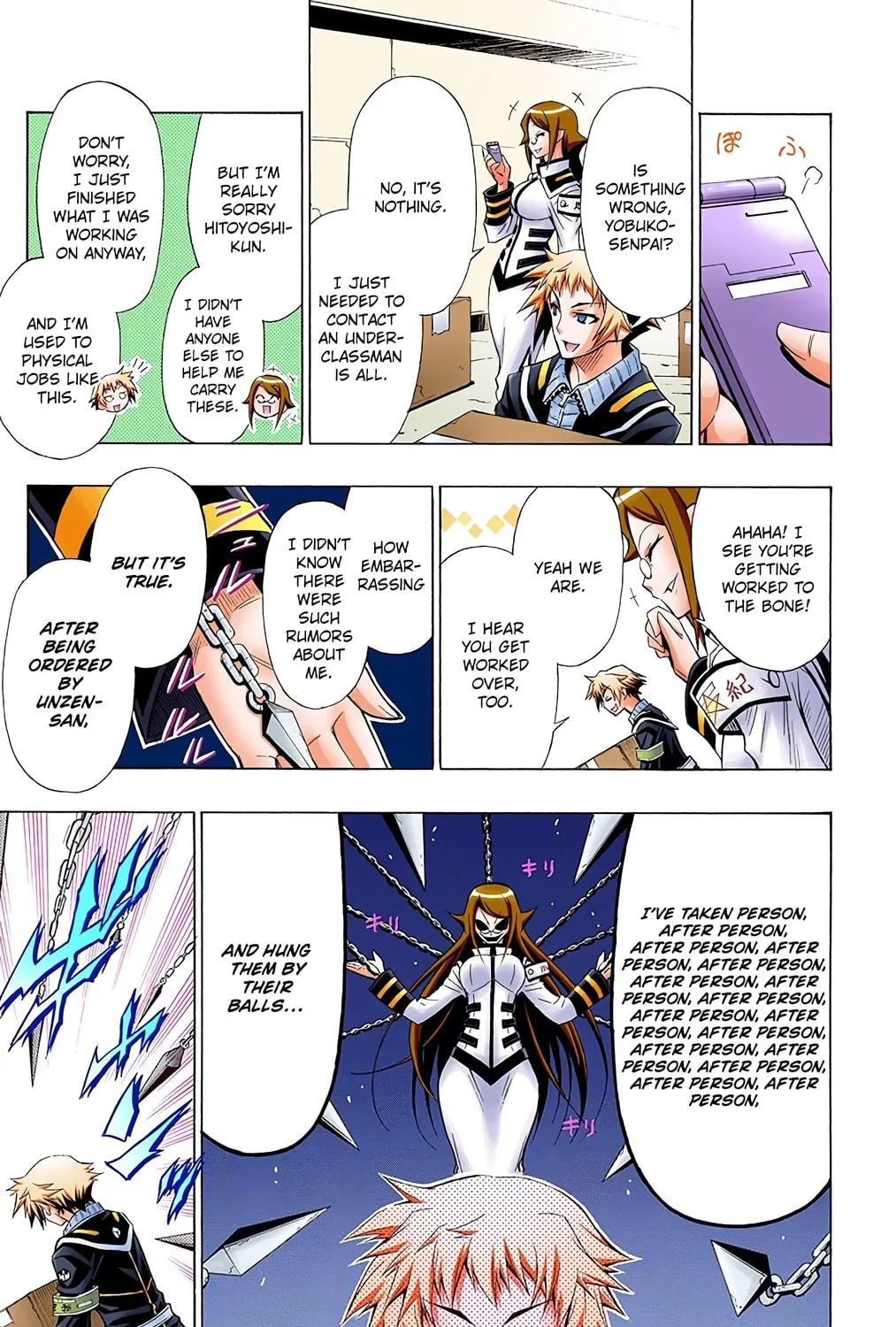 Read Medaka Box (Colored) chapter 17 image 30 on Lezhin