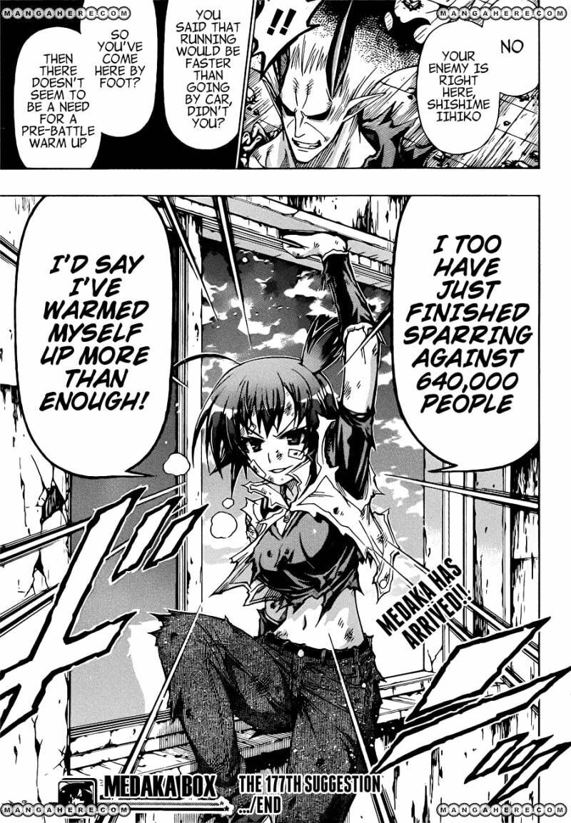 Read Medaka Box (Colored) chapter 177 image 21 on Lezhin