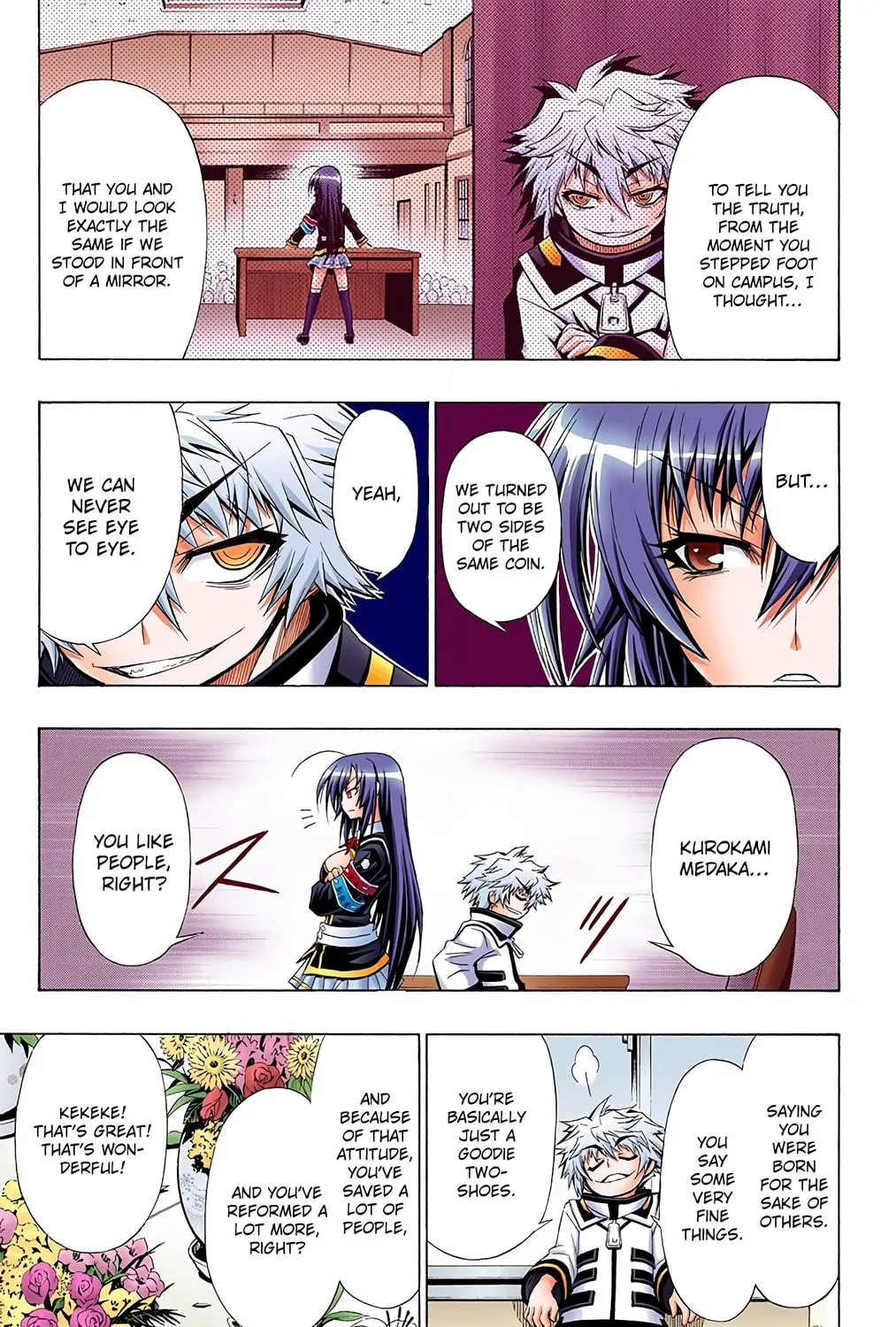 Read Medaka Box (Colored) chapter 18 image 24 on Lezhin