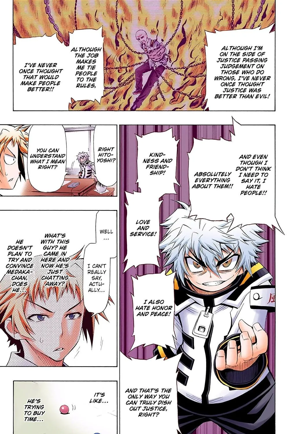 Read Medaka Box (Colored) chapter 18 image 28 on Lezhin