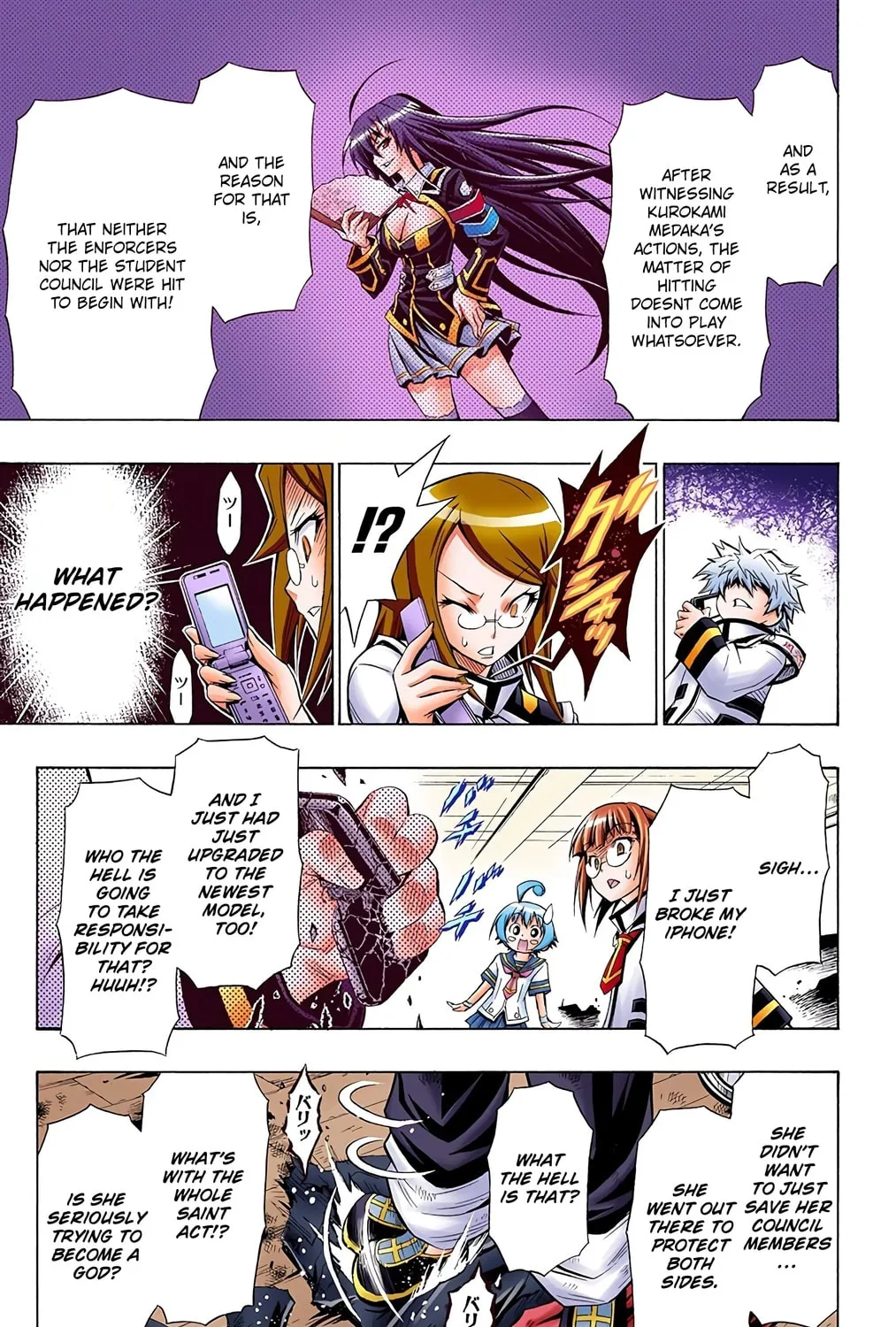 Read Medaka Box (Colored) chapter 18 image 8 on Lezhin