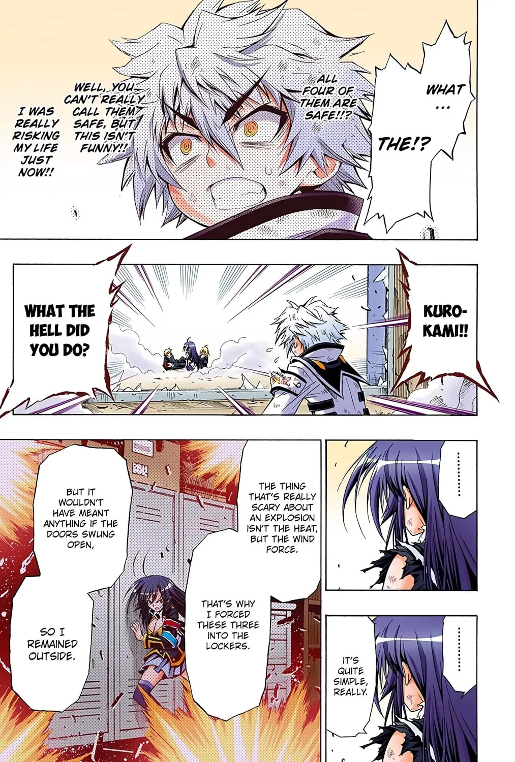 Read Medaka Box (Colored) chapter 19 image 12 on Lezhin