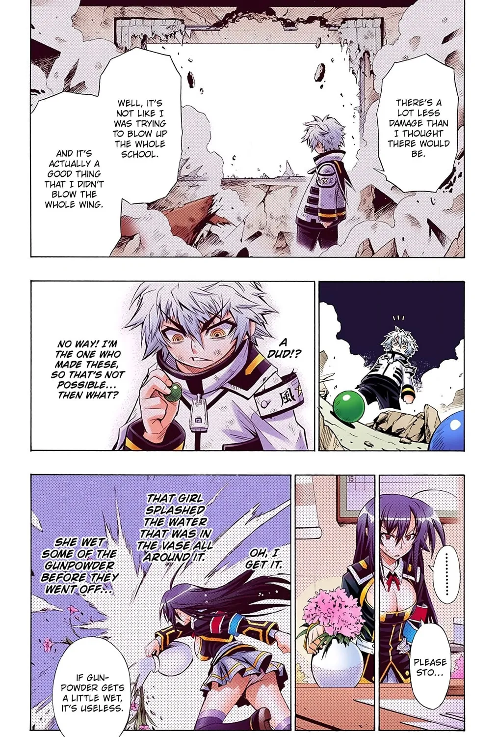 Read Medaka Box (Colored) chapter 19 image 6 on Lezhin