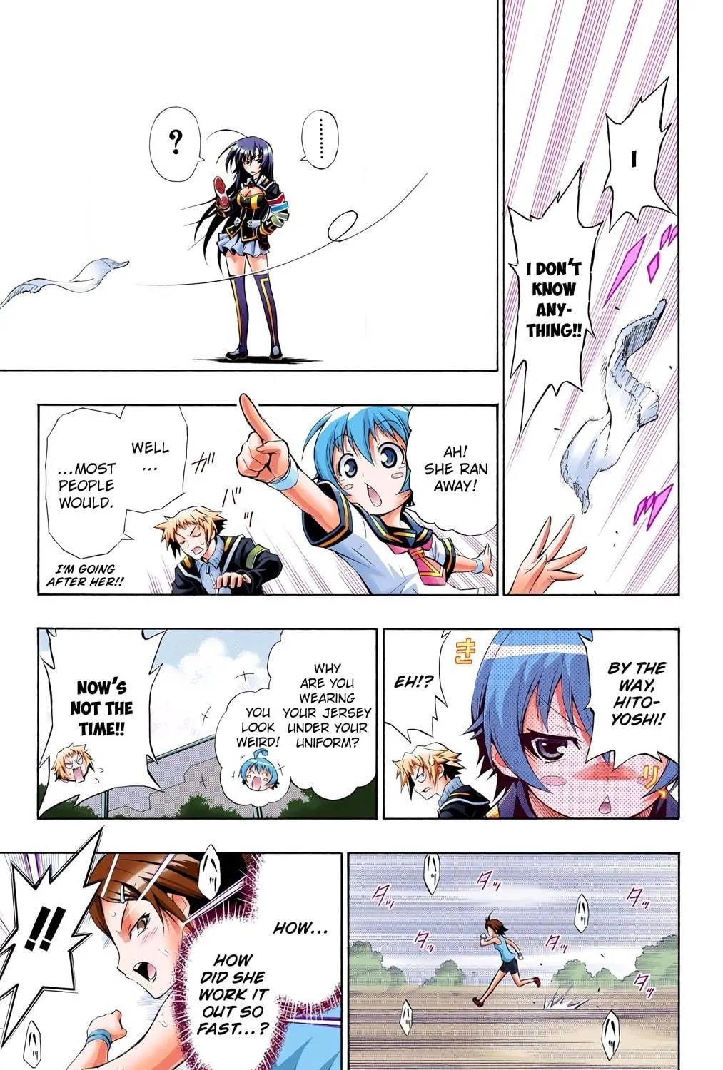 Read Medaka Box (Colored) chapter 2 image 28 on Lezhin