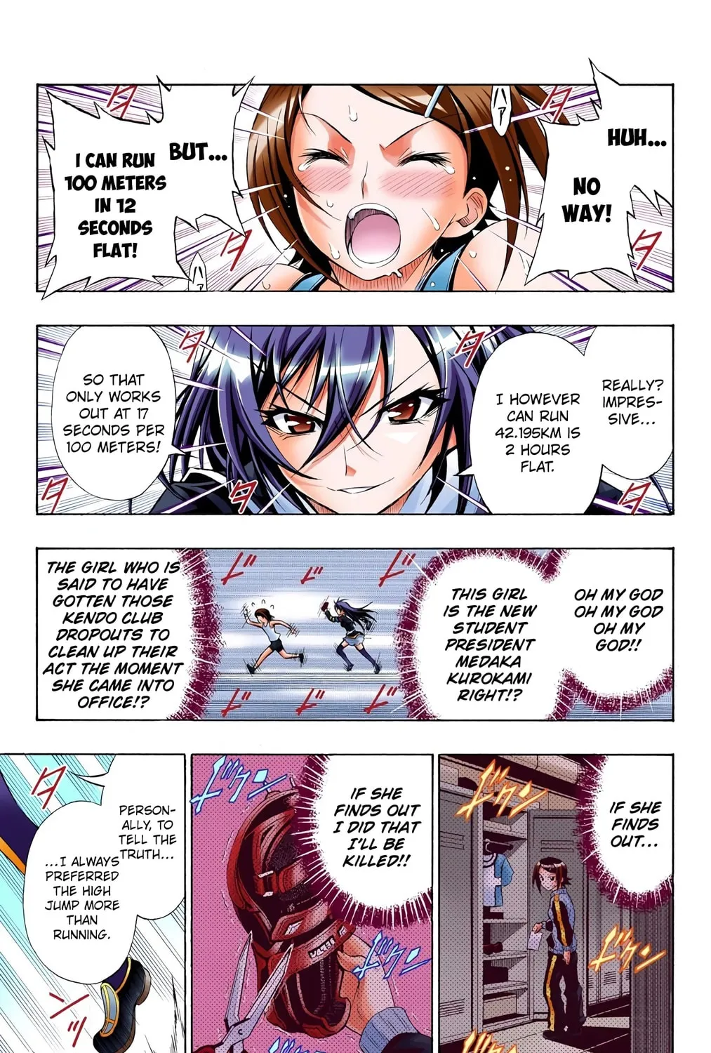 Read Medaka Box (Colored) chapter 2 image 32 on Lezhin