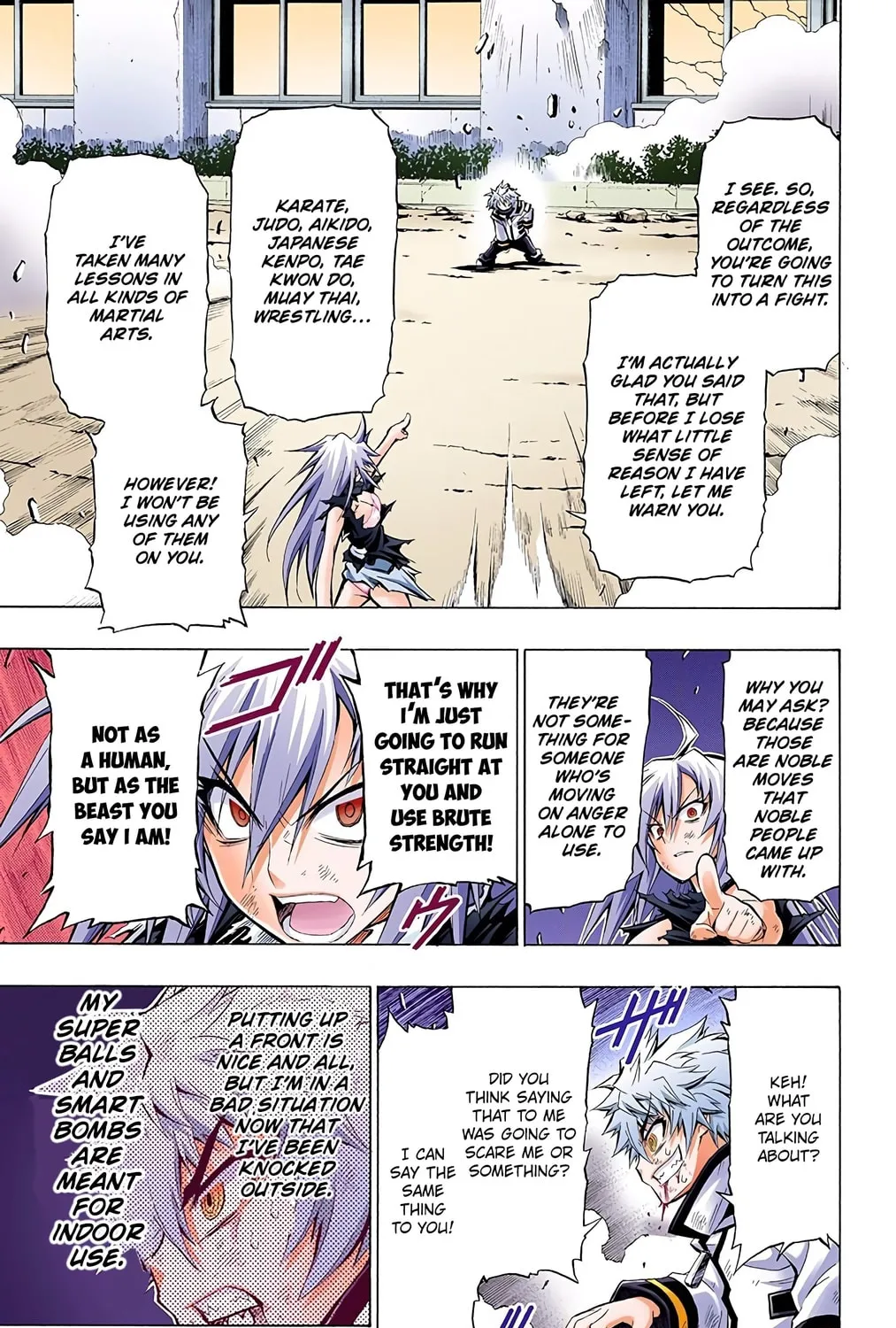 Read Medaka Box (Colored) chapter 20 image 8 on Lezhin