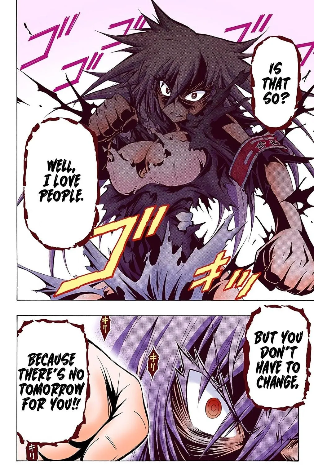 Read Medaka Box (Colored) chapter 21 image 10 on Lezhin