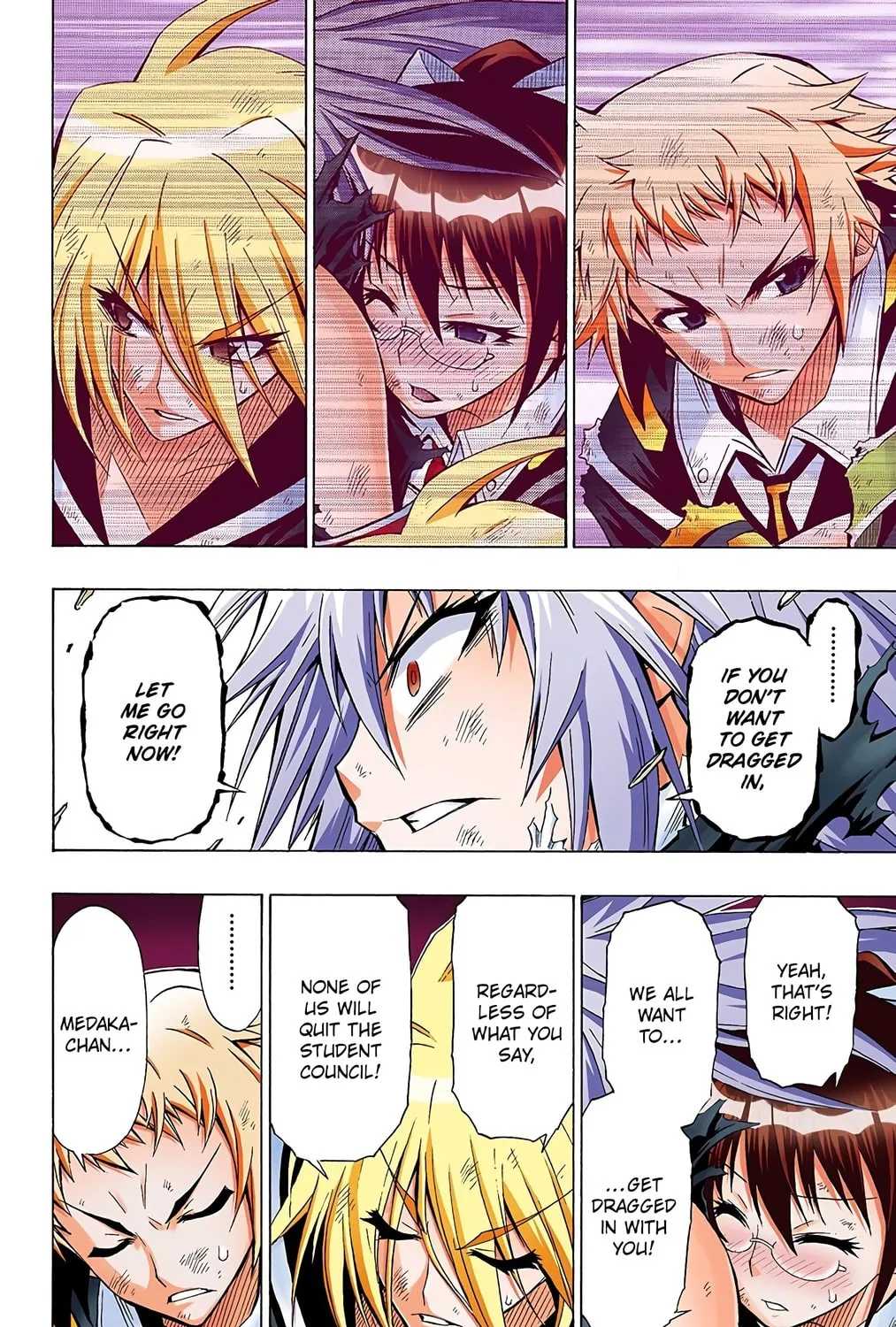 Read Medaka Box (Colored) chapter 21 image 20 on Lezhin