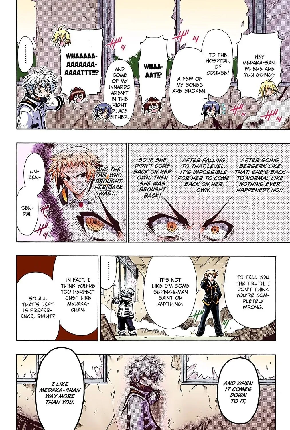 Read Medaka Box (Colored) chapter 21 image 28 on Lezhin